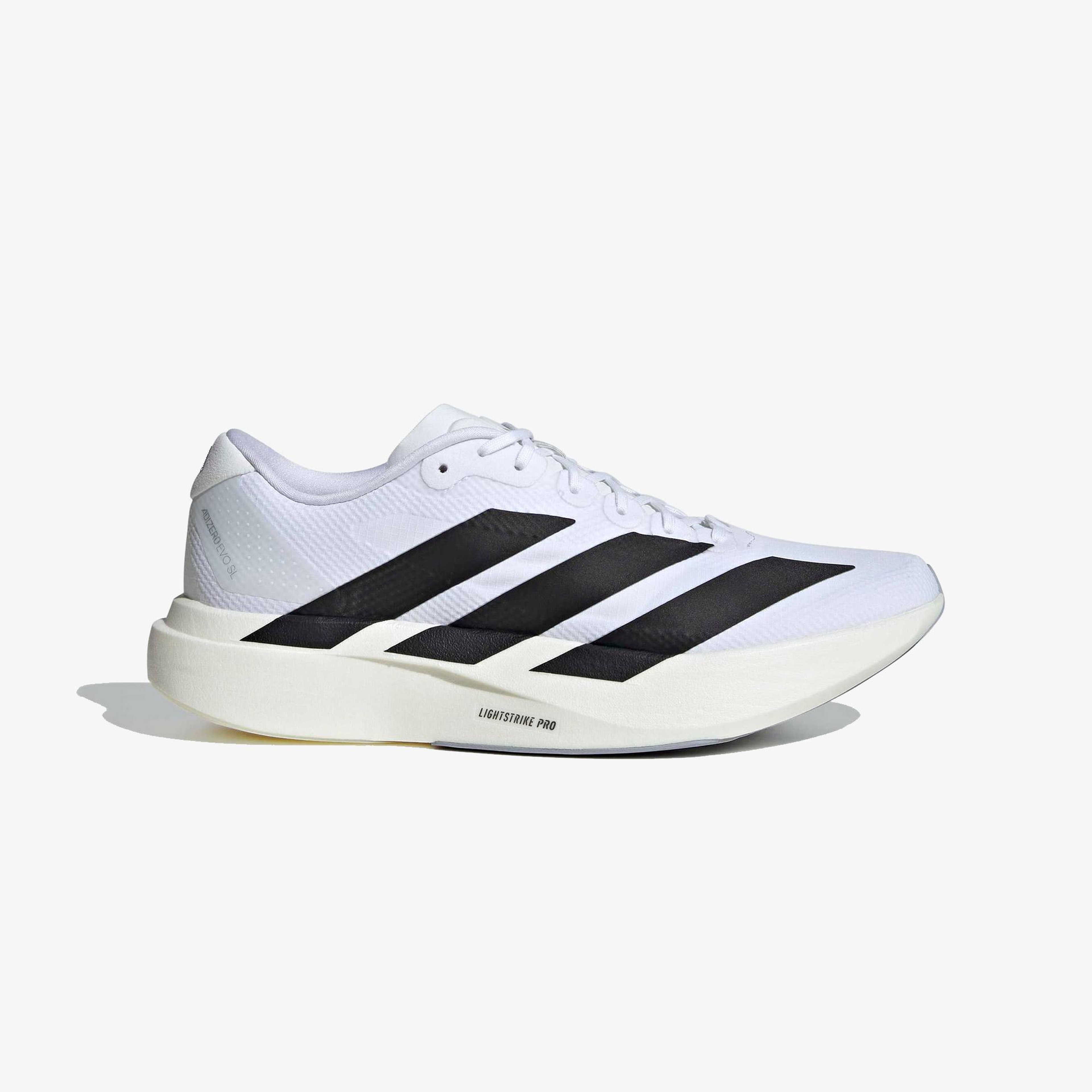 adidas Adizero Evo SL Woven Erkek Beyaz Spor Ayakkabı