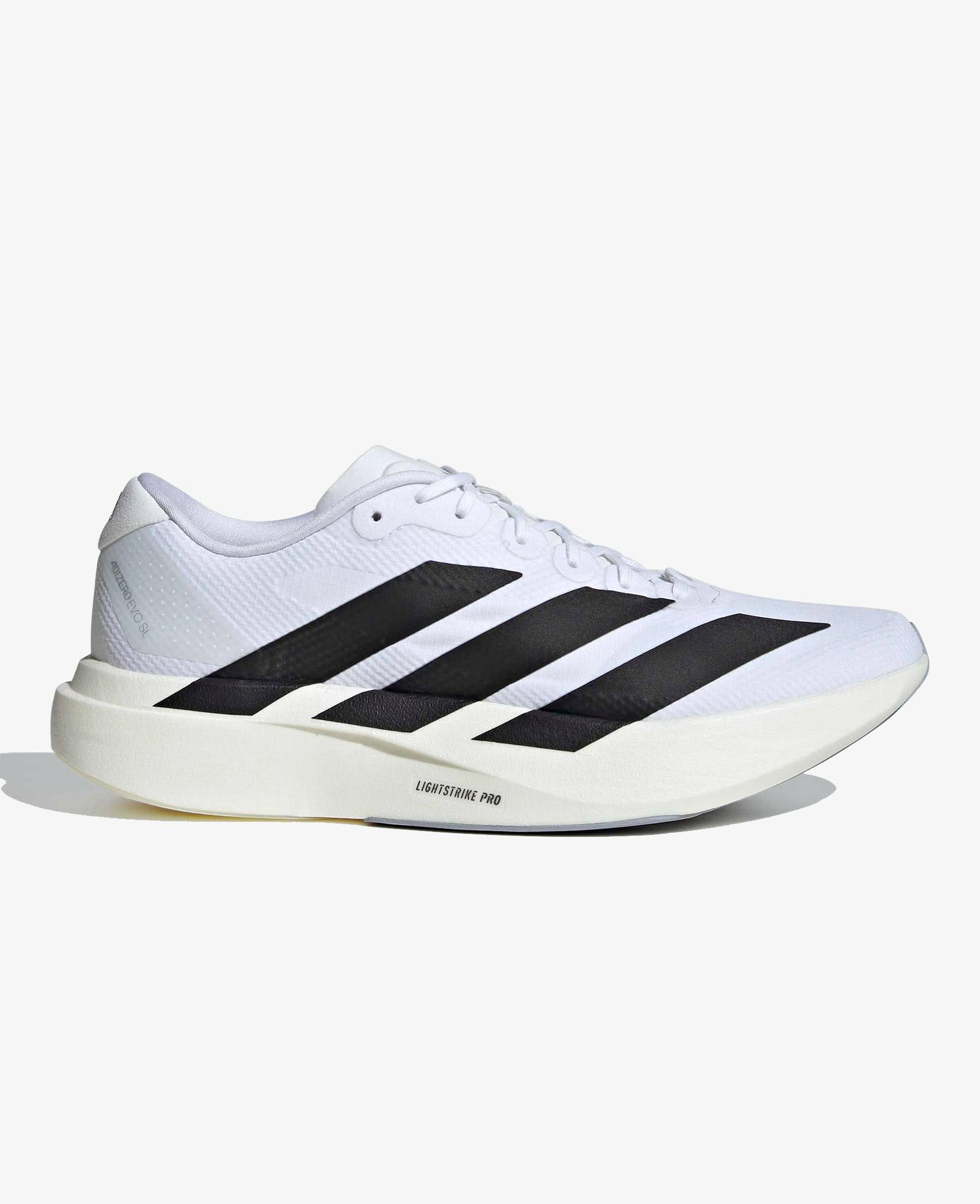 adidas Adizero Evo SL Woven Erkek Beyaz Spor Ayakkabı