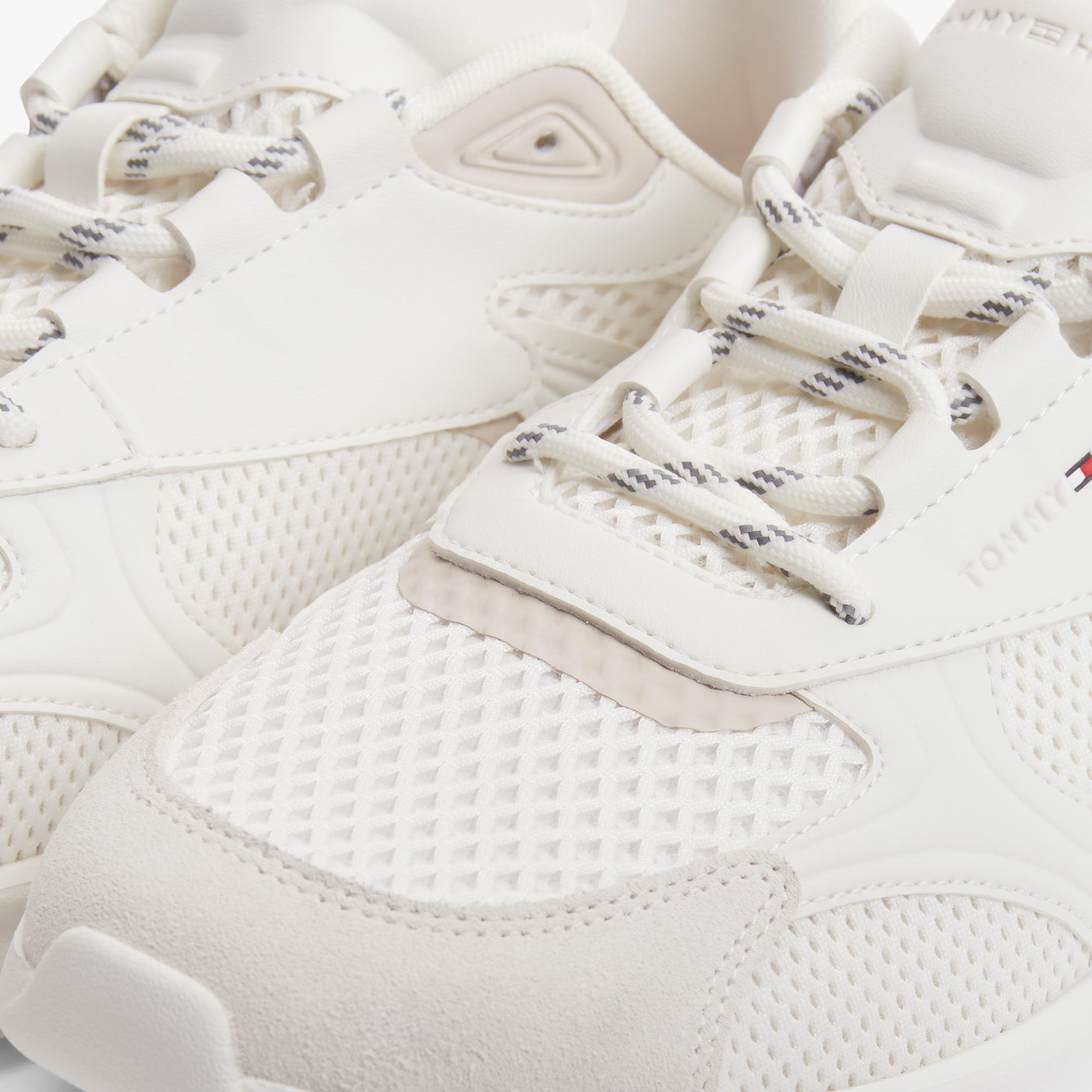 Tommy Hilfiger Lightweight Runner Monocolor Erkek Bej Spor Ayakkabı