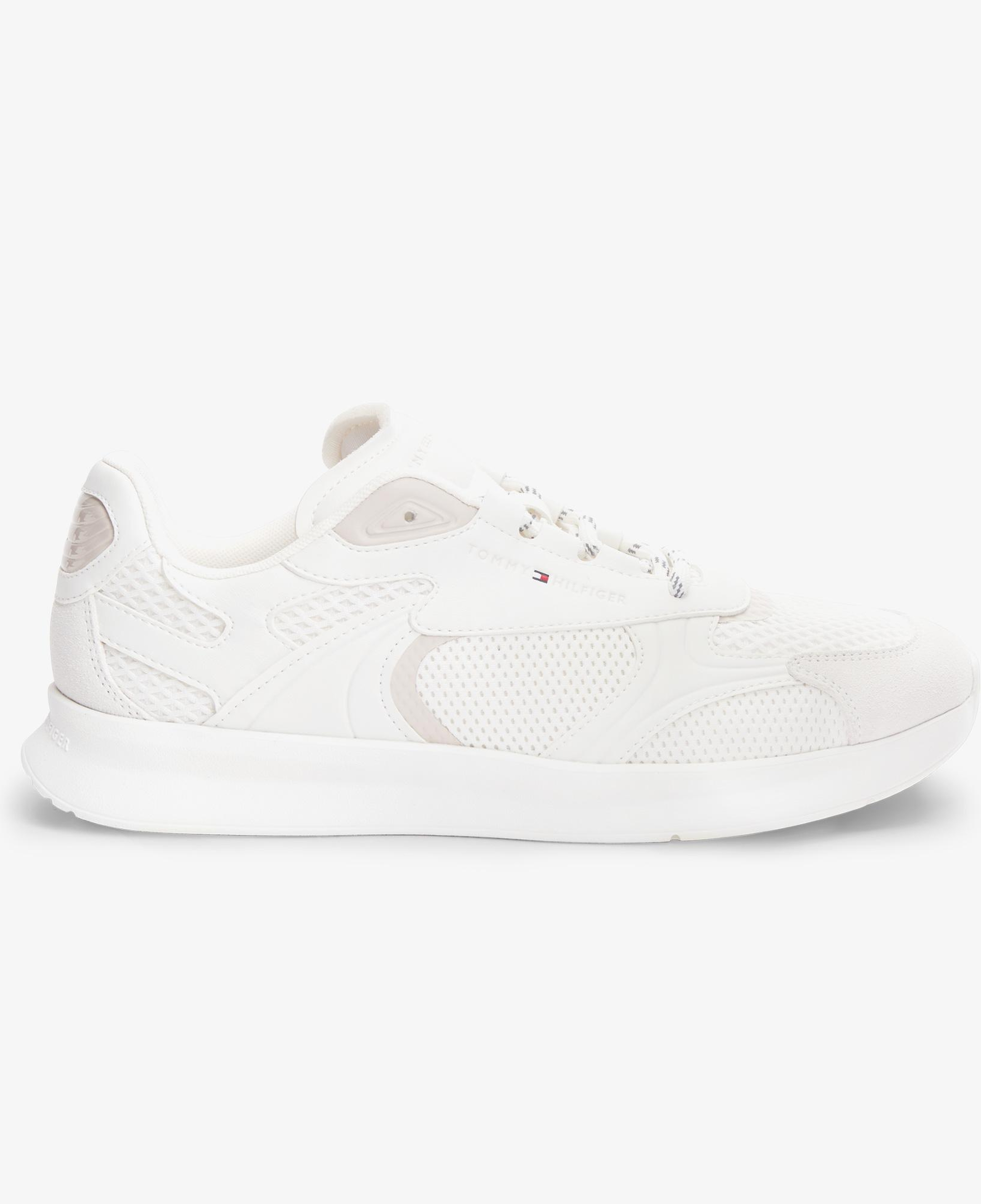 Tommy Hilfiger Lightweight Runner Monocolor Erkek Bej Spor Ayakkabı