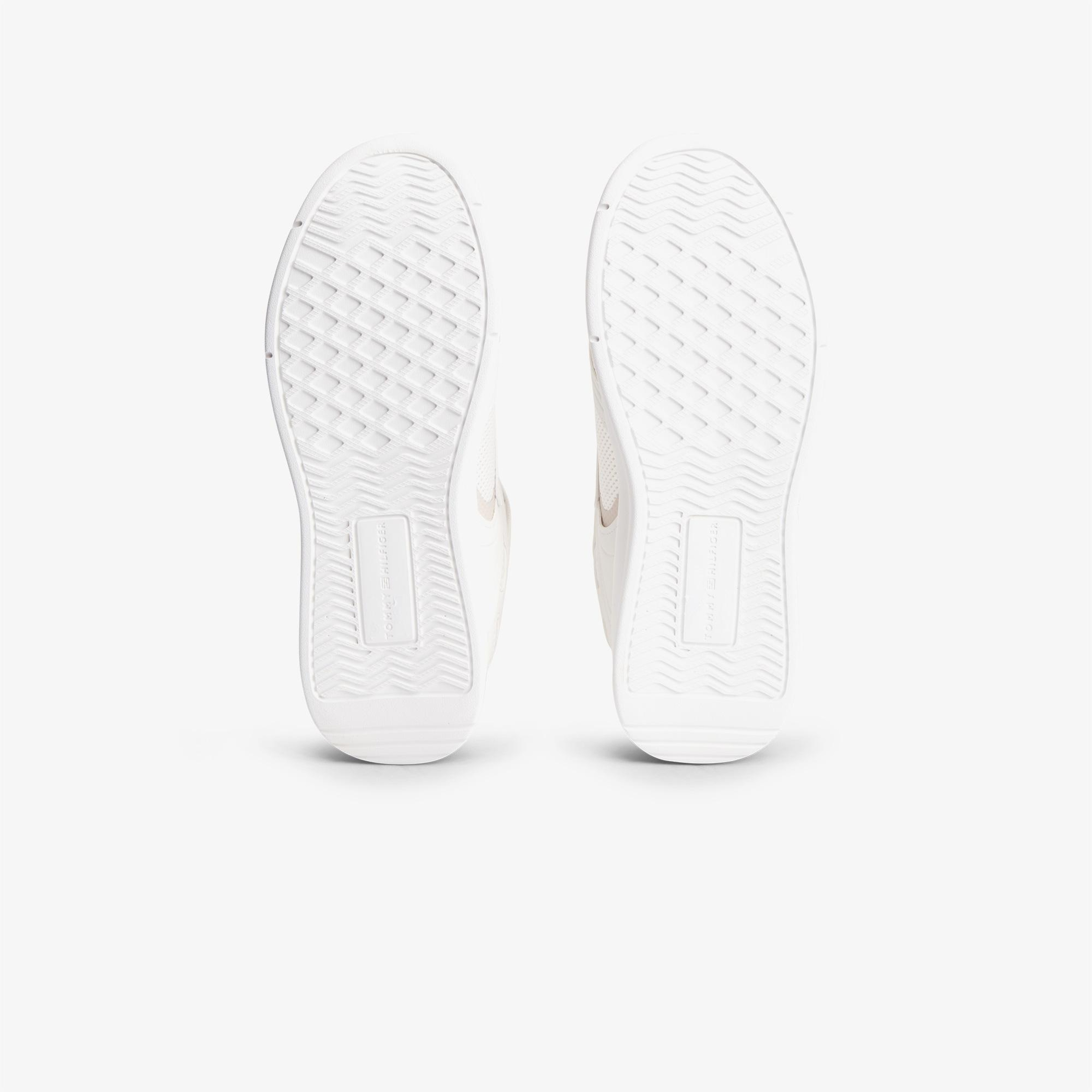 Tommy Hilfiger Lightweight Runner Monocolor Erkek Bej Spor Ayakkabı