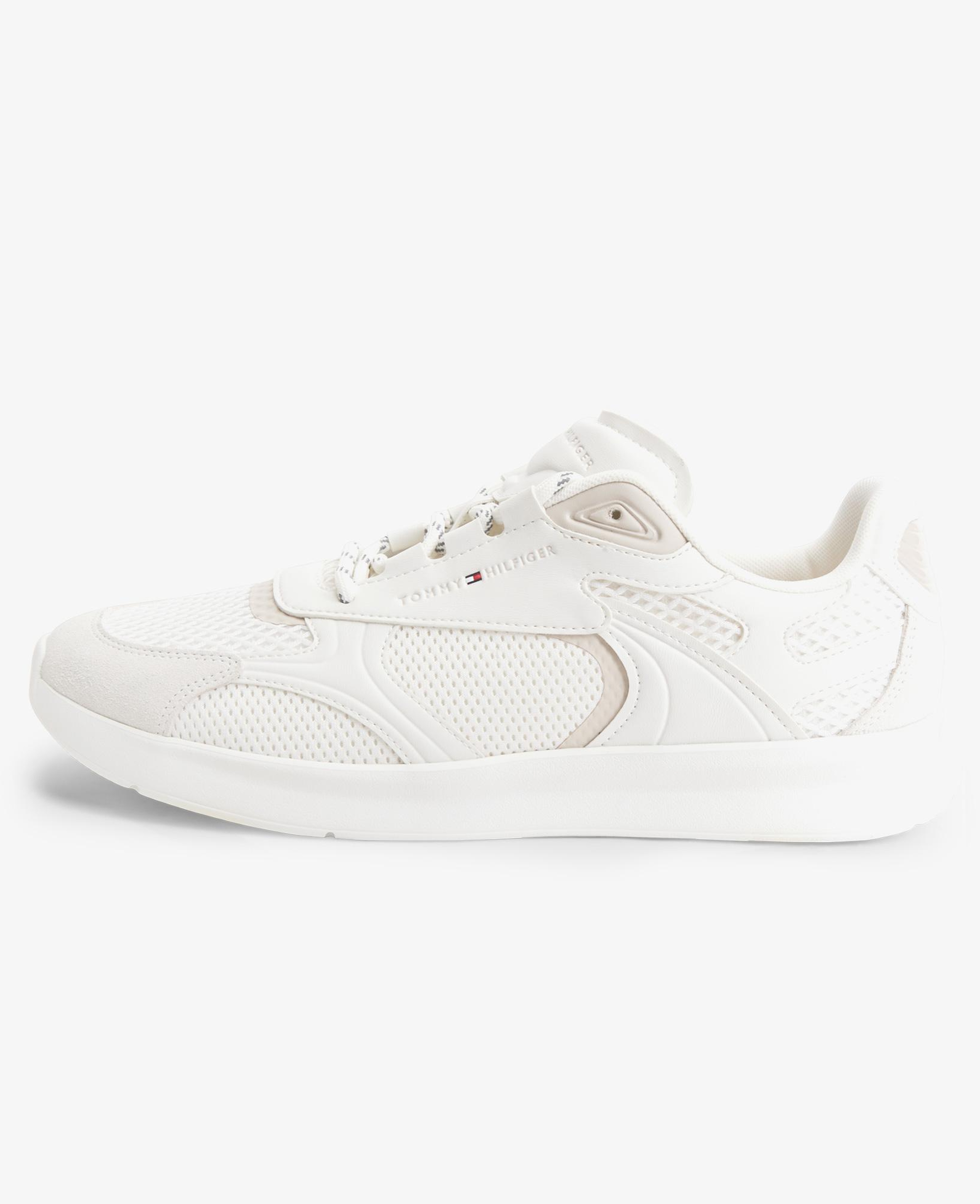 Tommy Hilfiger Lightweight Runner Monocolor Erkek Bej Spor Ayakkabı