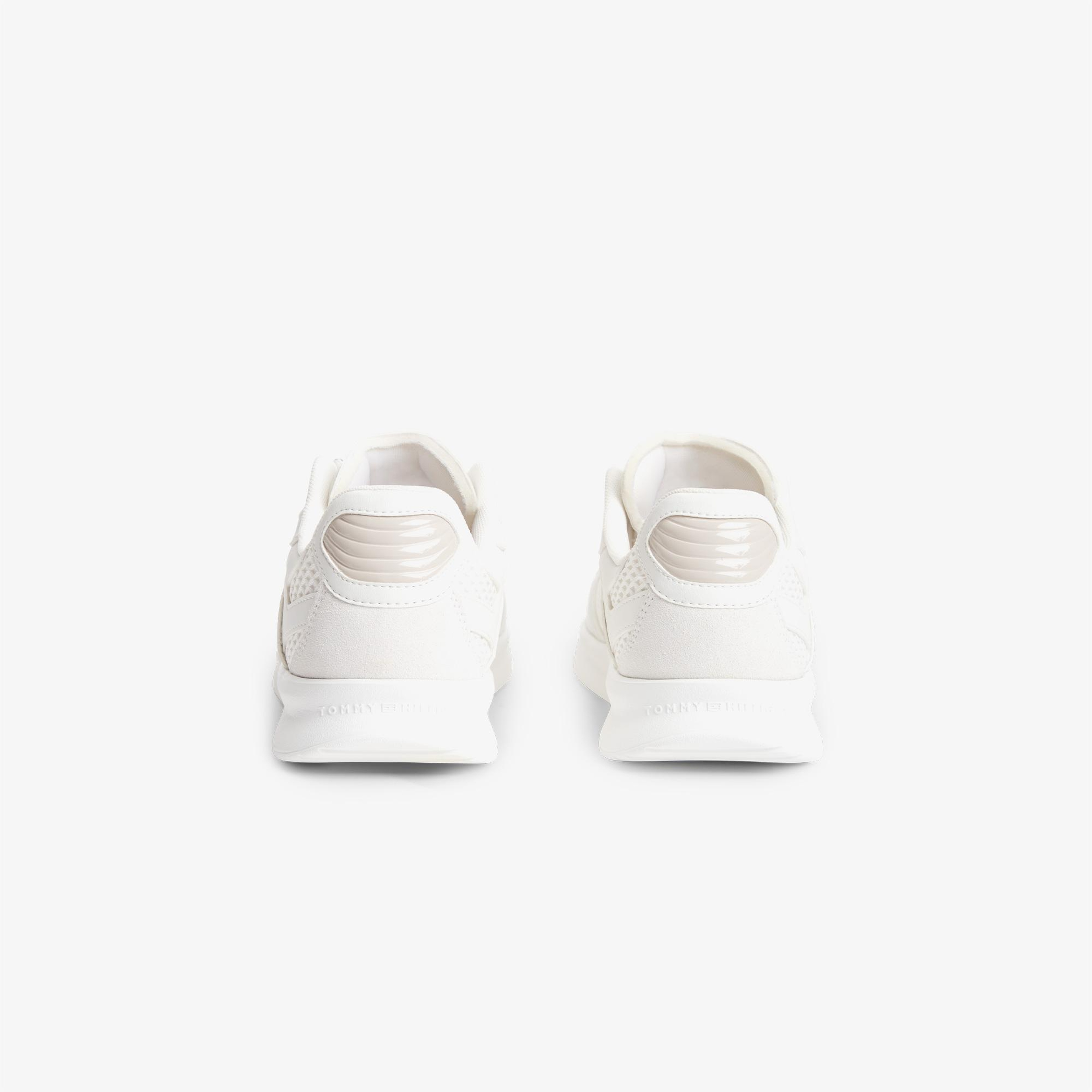 Tommy Hilfiger Lightweight Runner Monocolor Erkek Bej Spor Ayakkabı