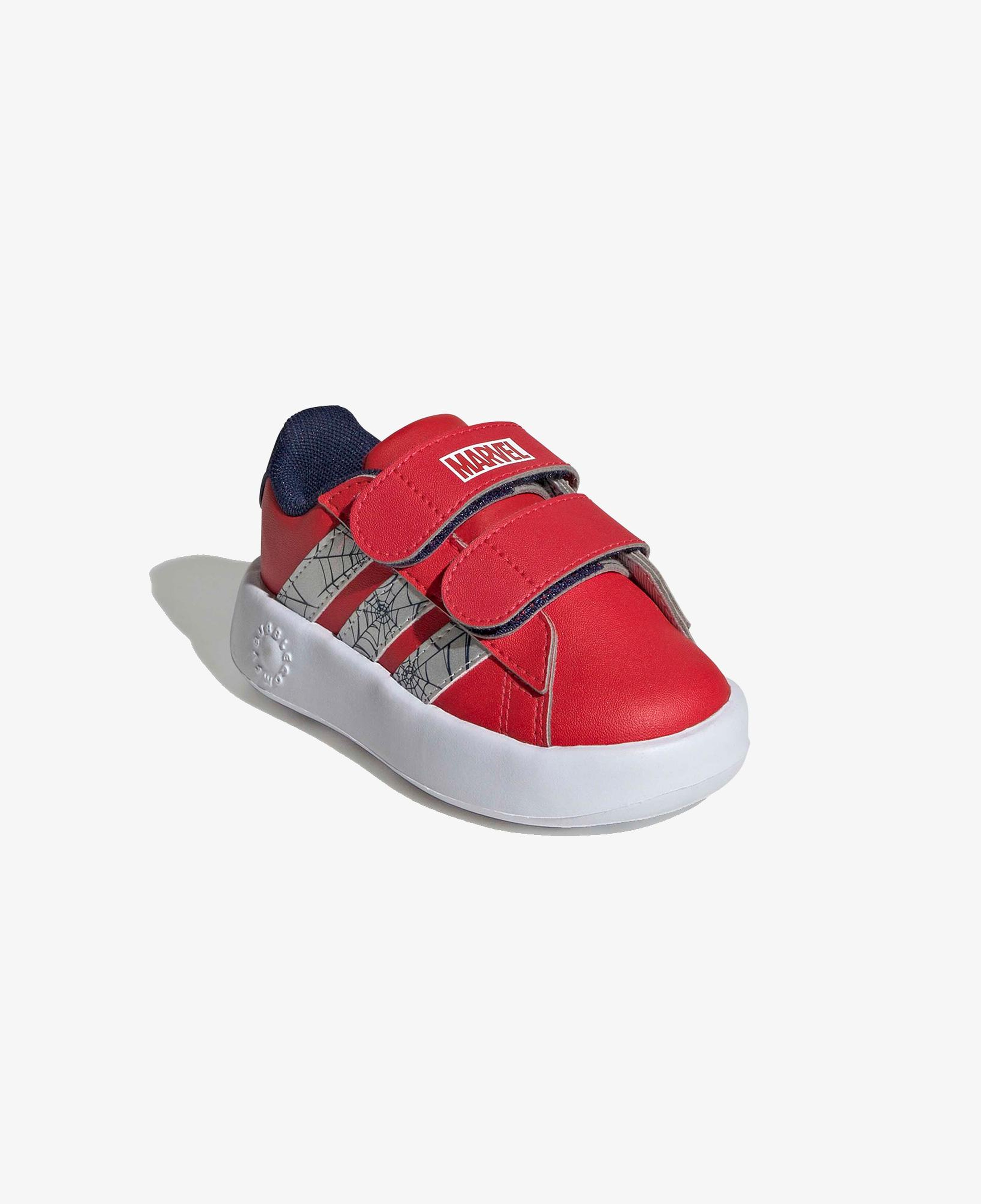 adidas Grand Court Spider-man Comfort Çocuk Siyah Spor Ayakkabı