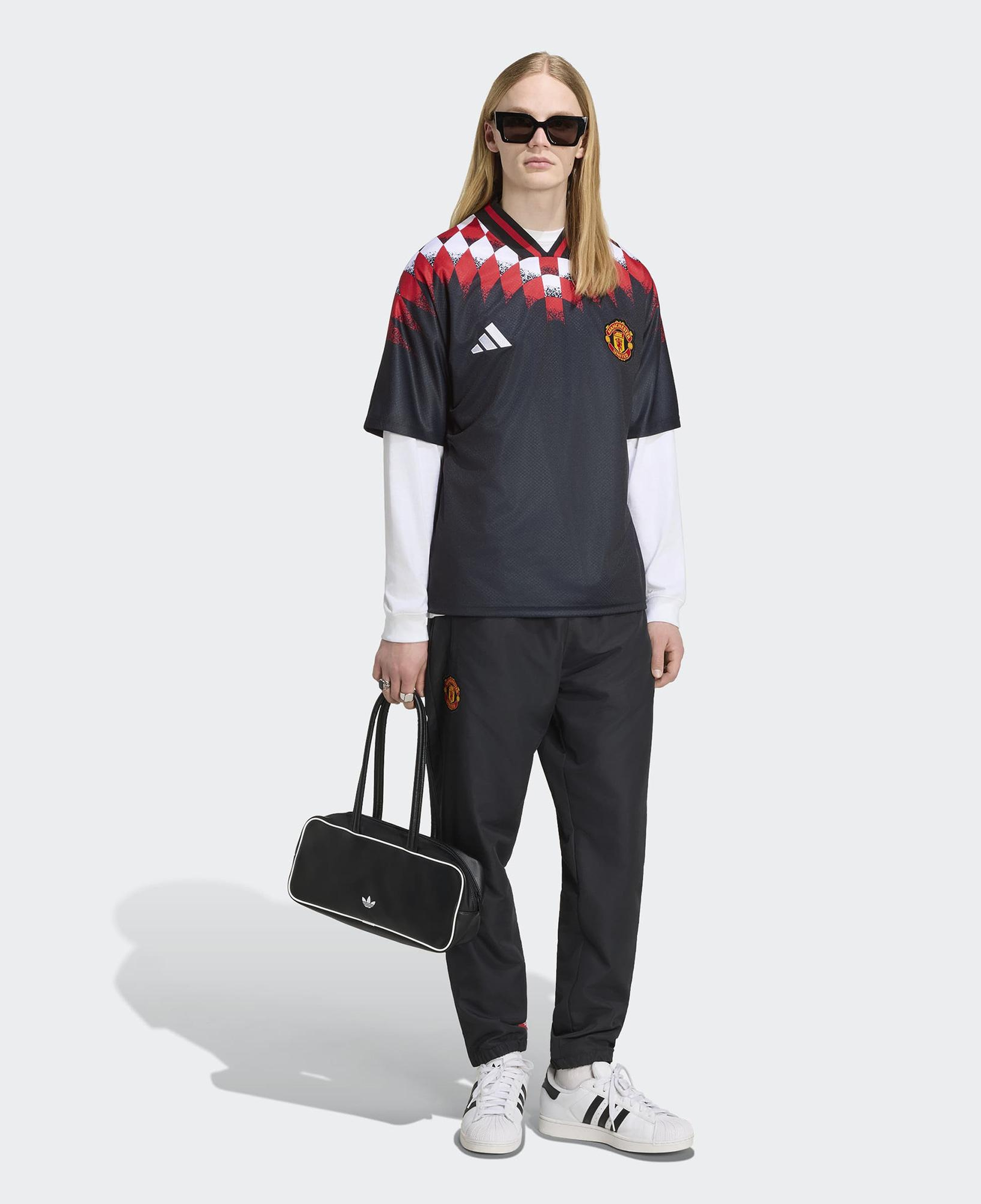 adidas Manchester United St Erkek Siyah Eşofman Altı
