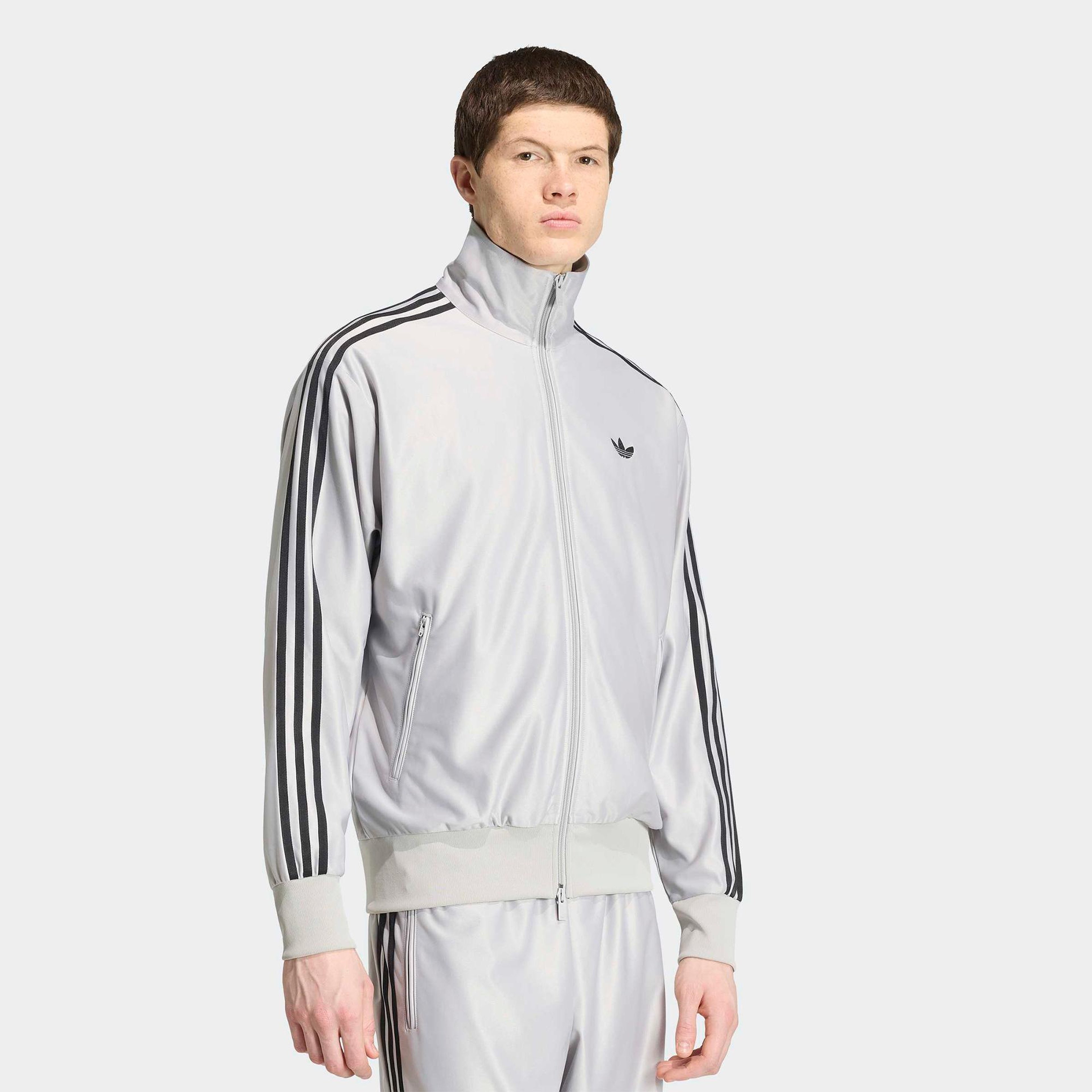 adidas Firebird Met Erkek Gri Ceket
