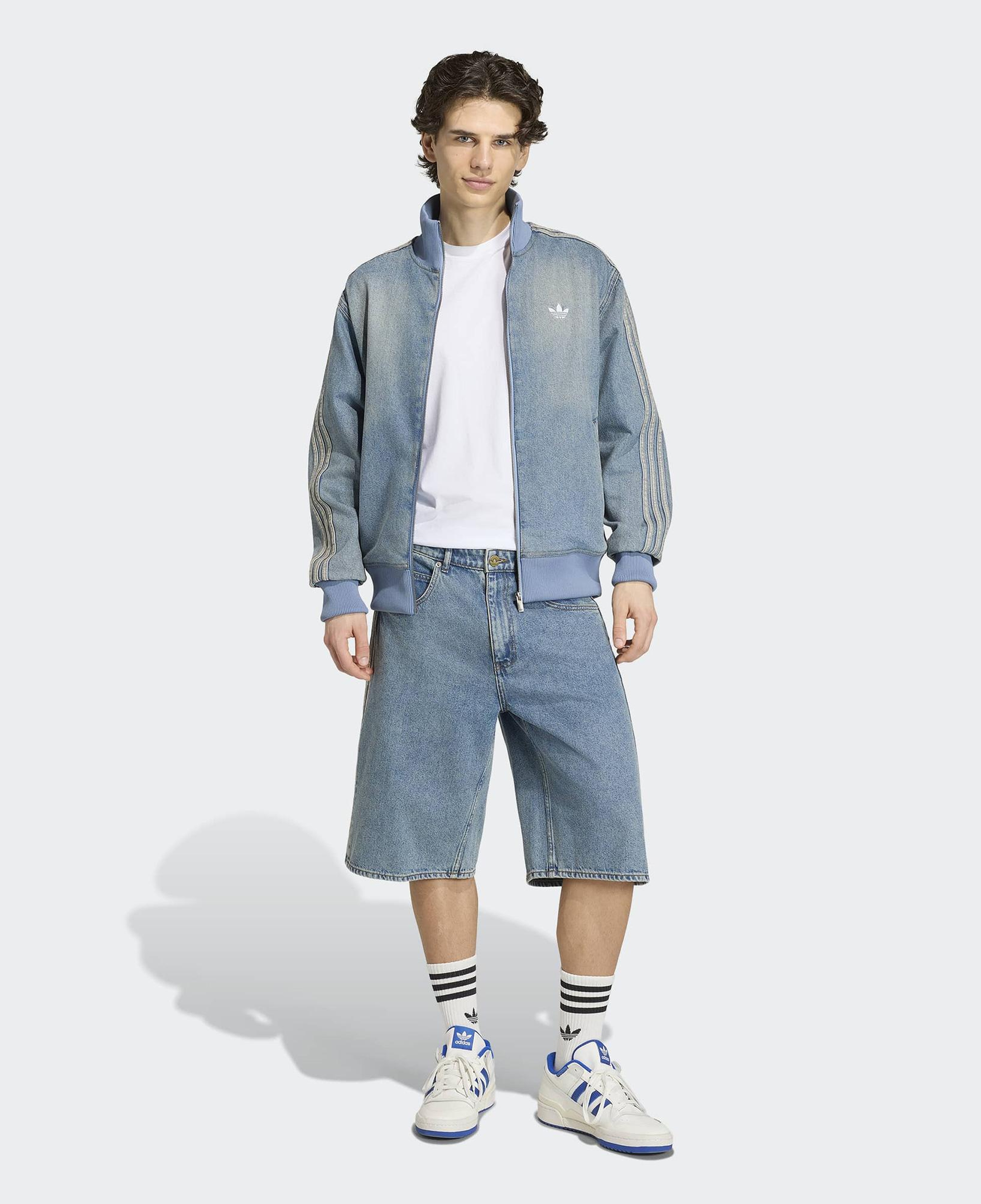 adidas Denim Fb Erkek Mavi Ceket
