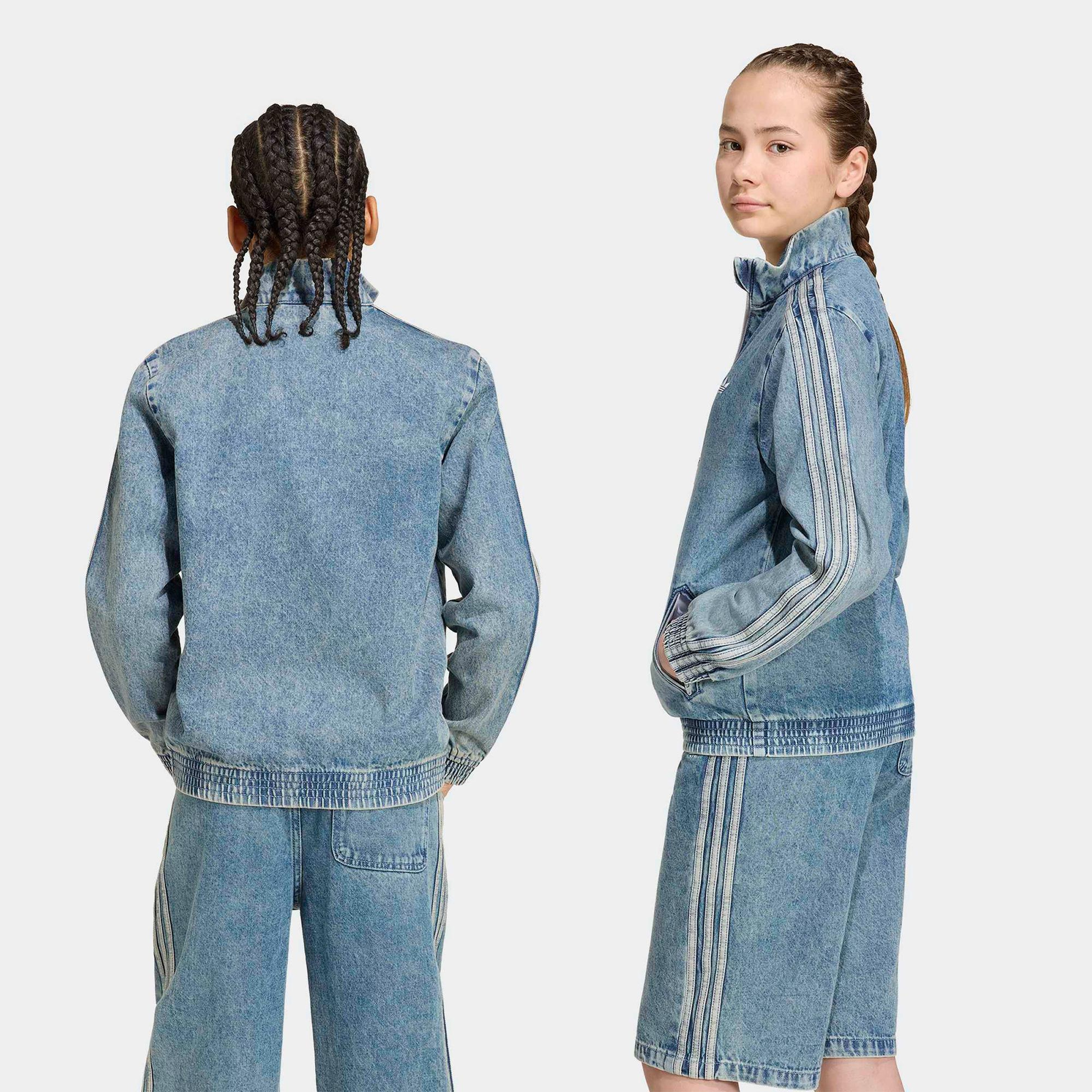 adidas Firebird Den Çocuk Mavi Ceket