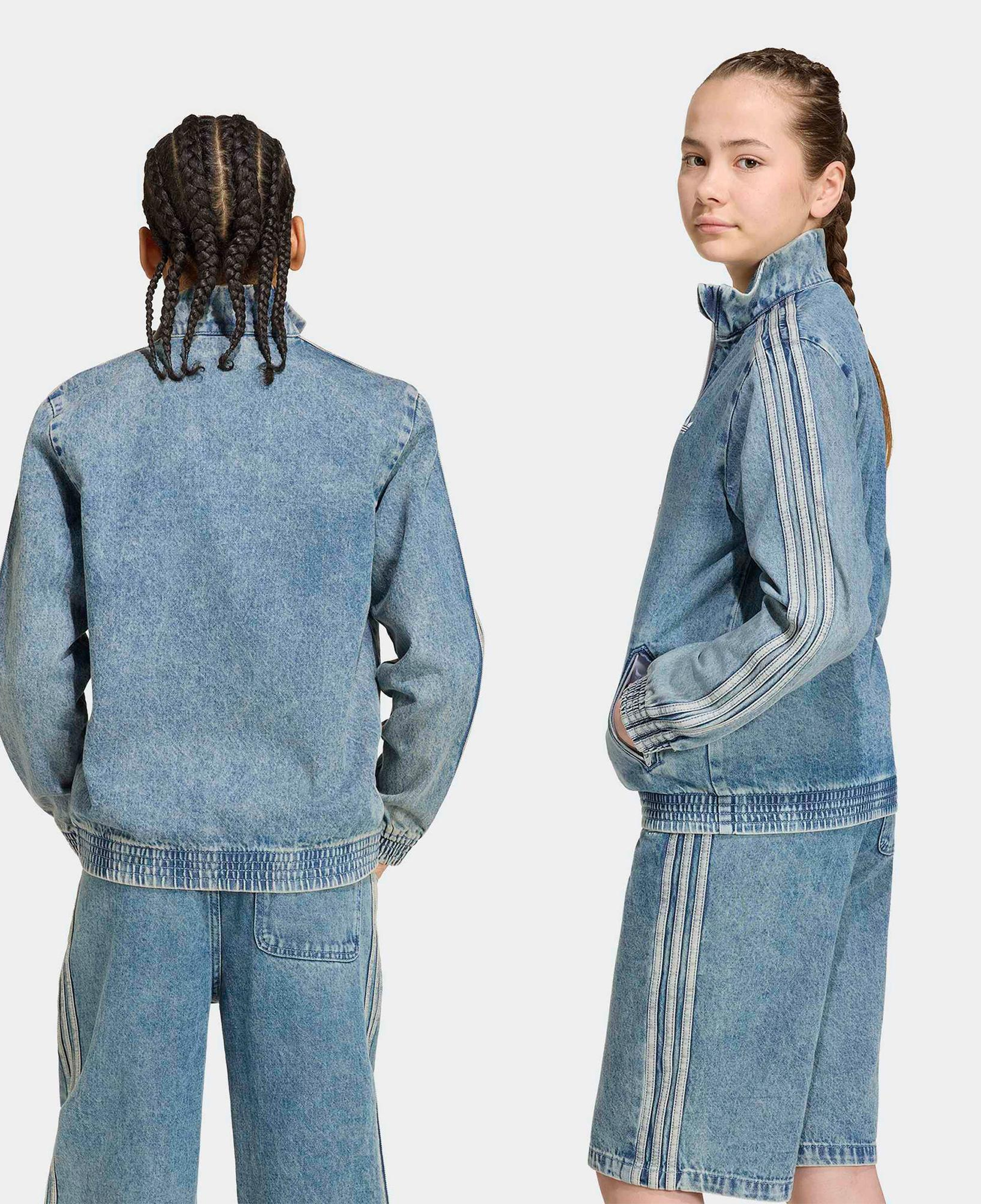 adidas Firebird Den Çocuk Mavi Ceket