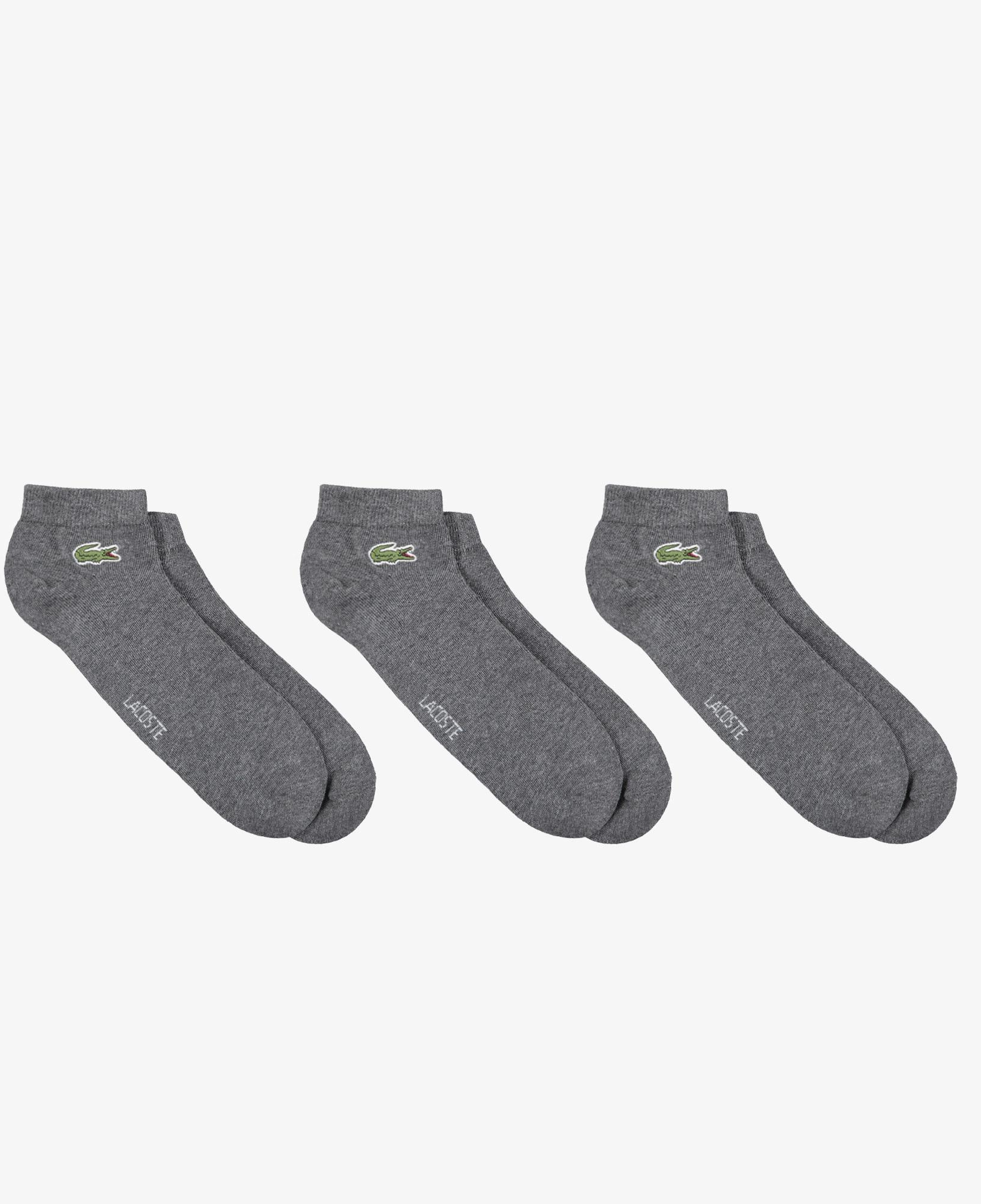 Unisex 3'lü Gri Çorap