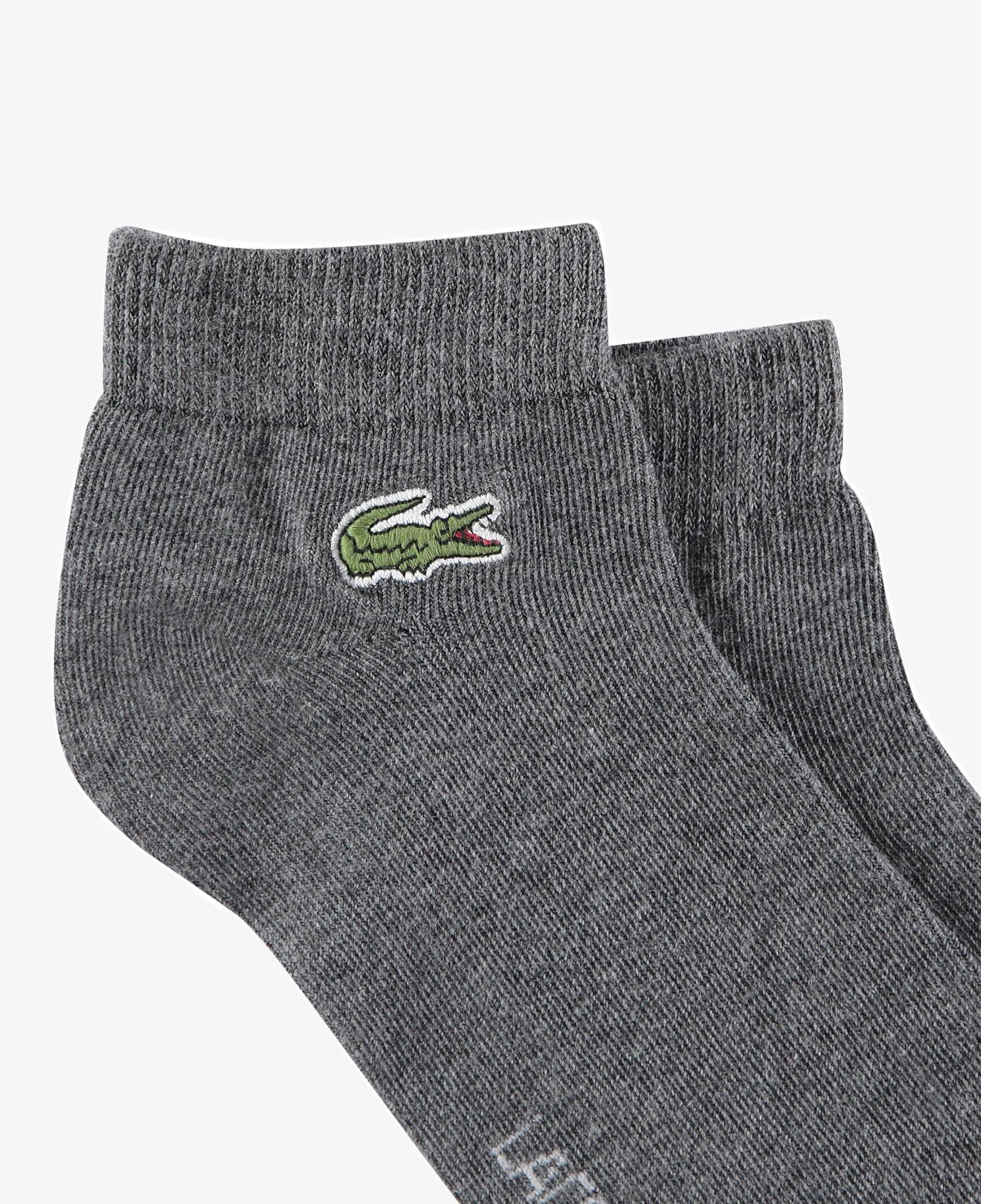Unisex 3'lü Gri Çorap