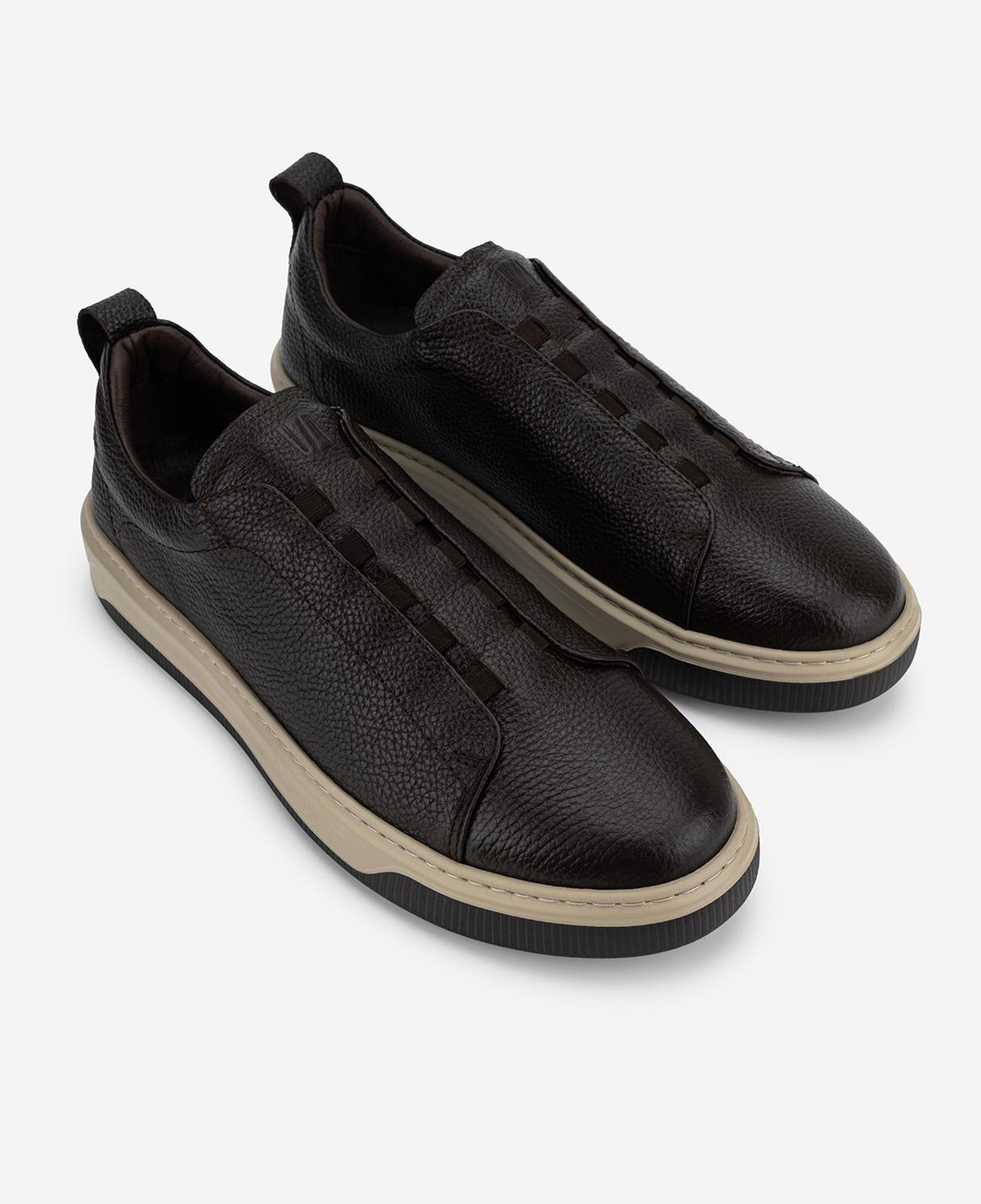Valmenti Erkek Hakiki Deri Kahverengi Sneakers & Spor Ayakkabı