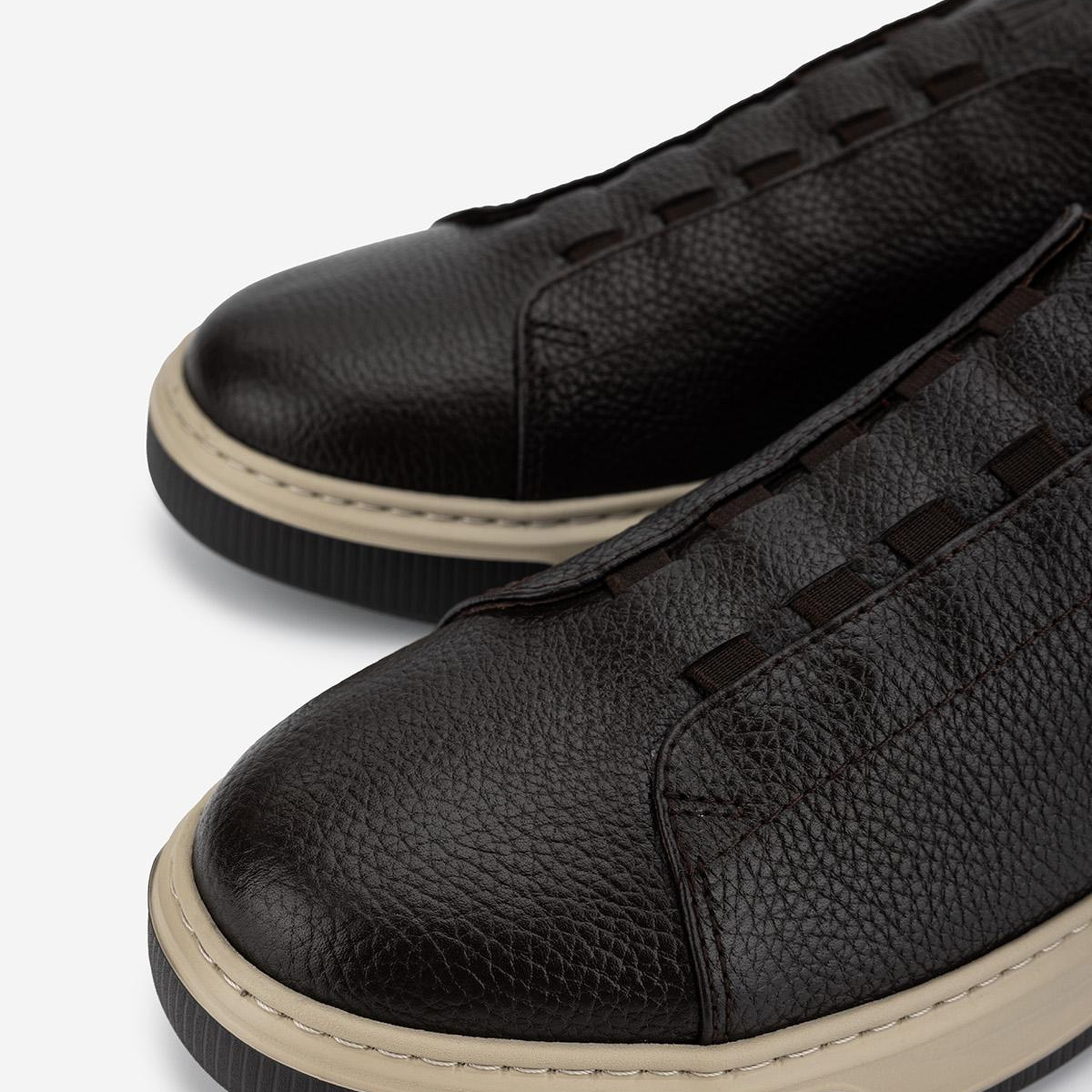 Valmenti Erkek Hakiki Deri Kahverengi Sneakers & Spor Ayakkabı