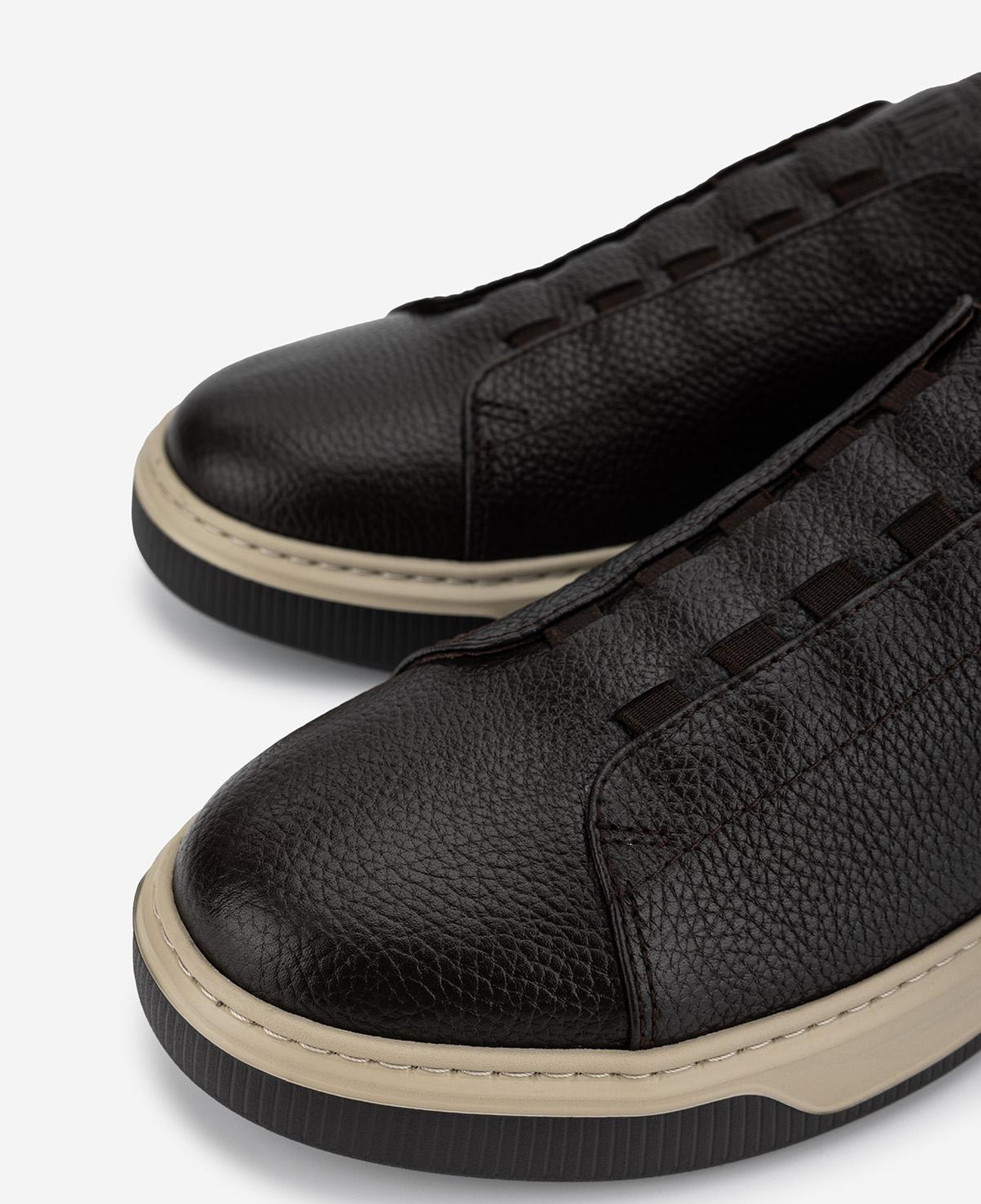 Valmenti Erkek Hakiki Deri Kahverengi Sneakers & Spor Ayakkabı
