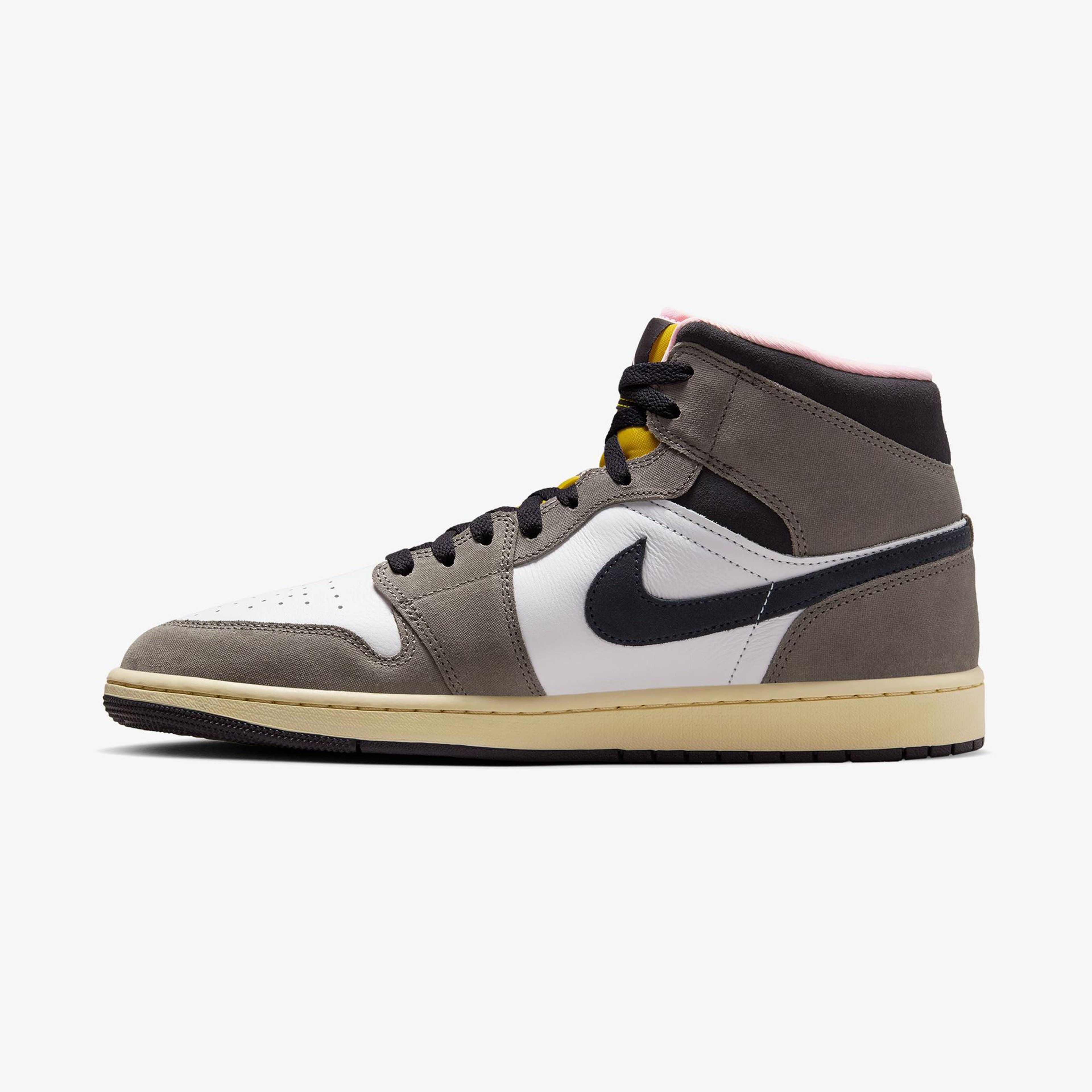Jordan Air 1 Mid SE Erkek Beyaz Spor Ayakkabı
