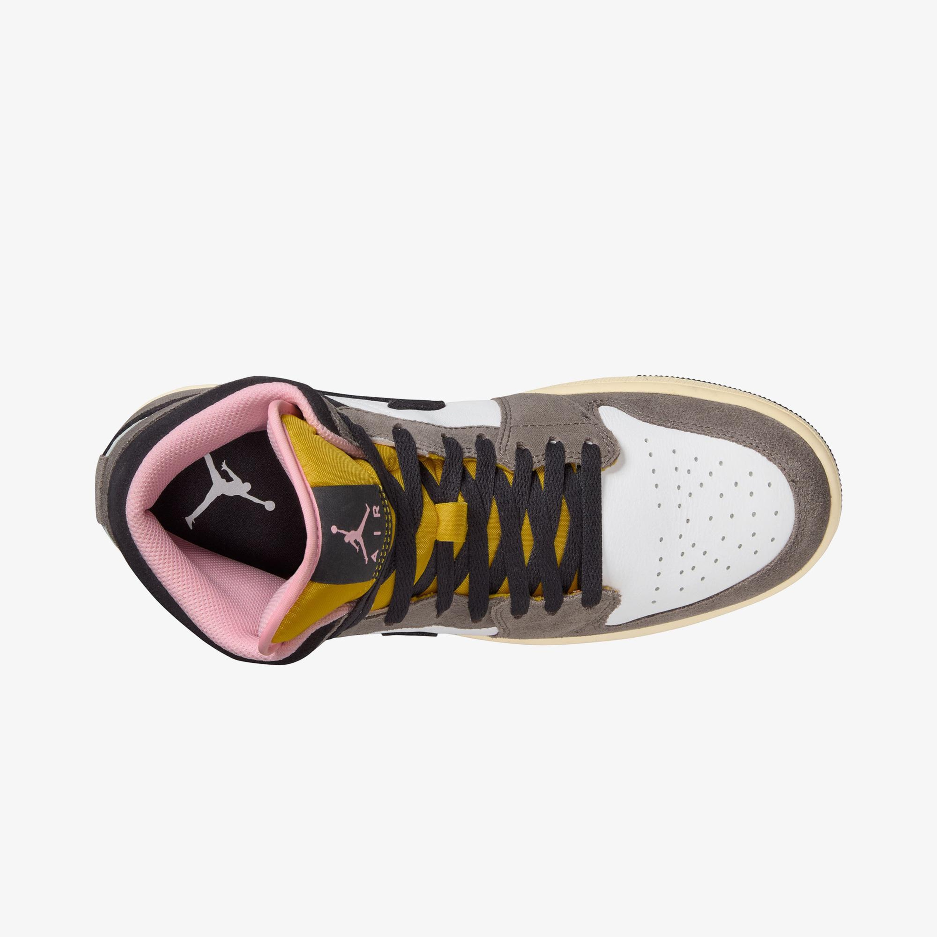 Jordan Air 1 Mid SE Erkek Beyaz Spor Ayakkabı