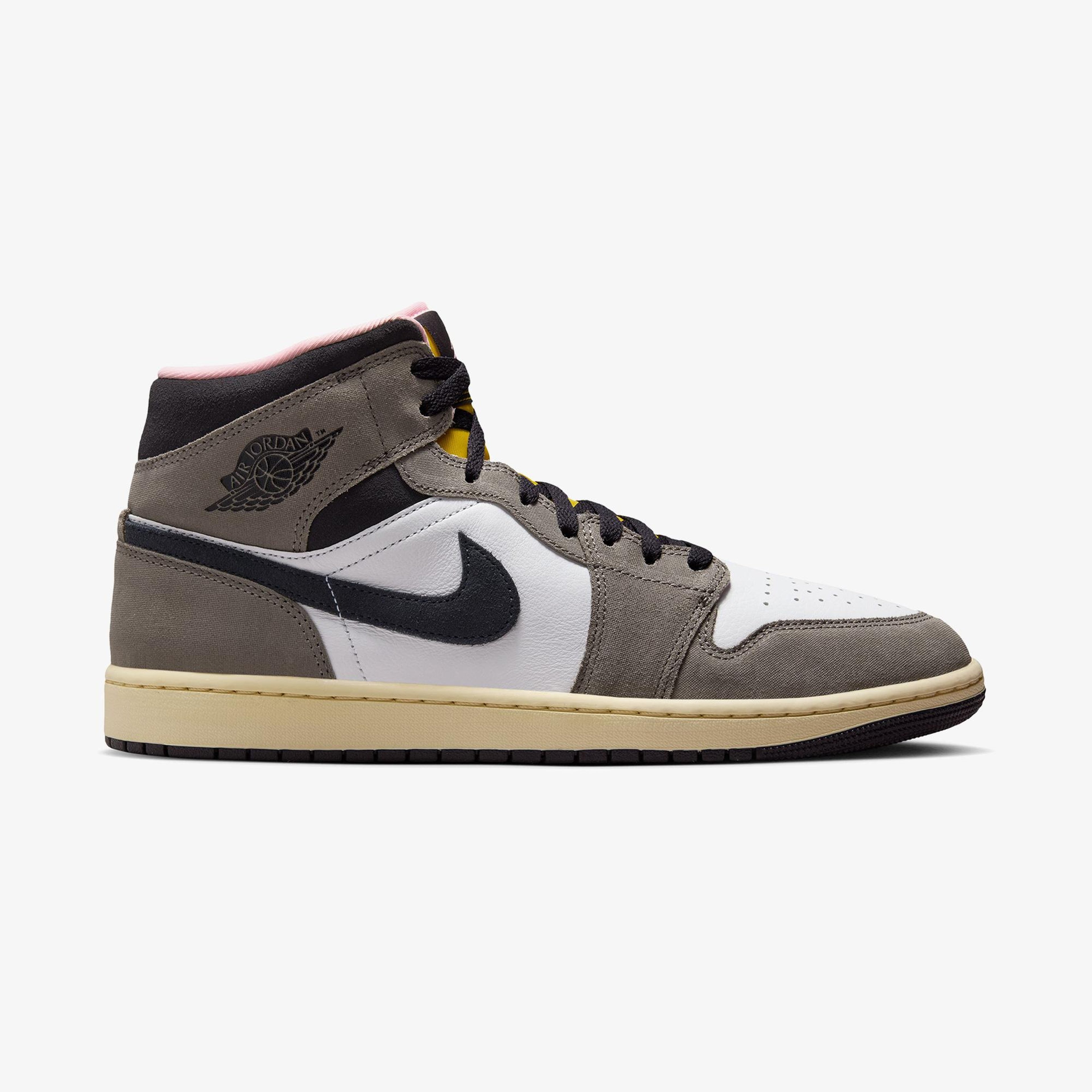 Jordan Air 1 Mid SE Erkek Beyaz Spor Ayakkabı