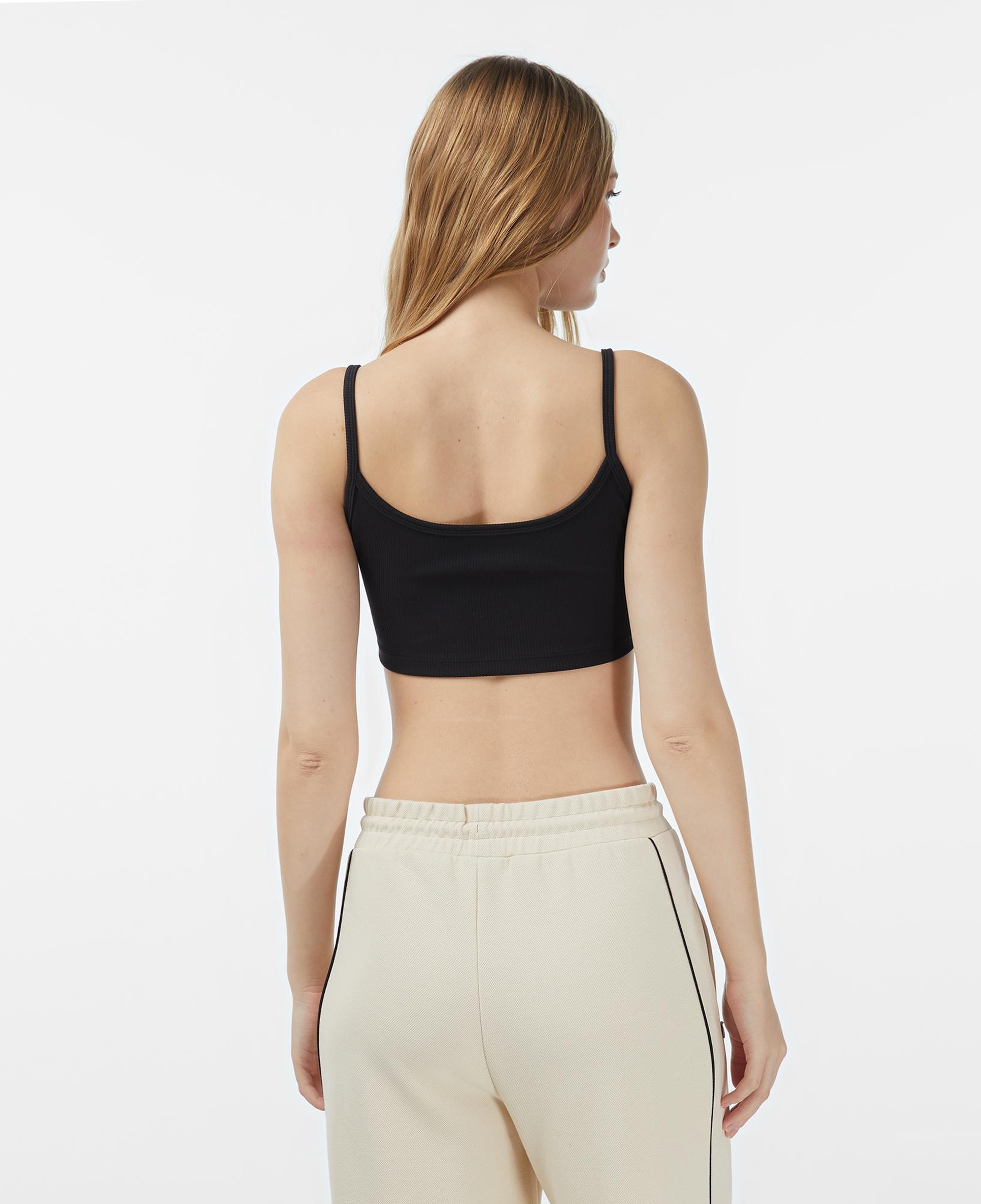 Converse Strappy Kadın Siyah Modal Karışımlı T-Shirt