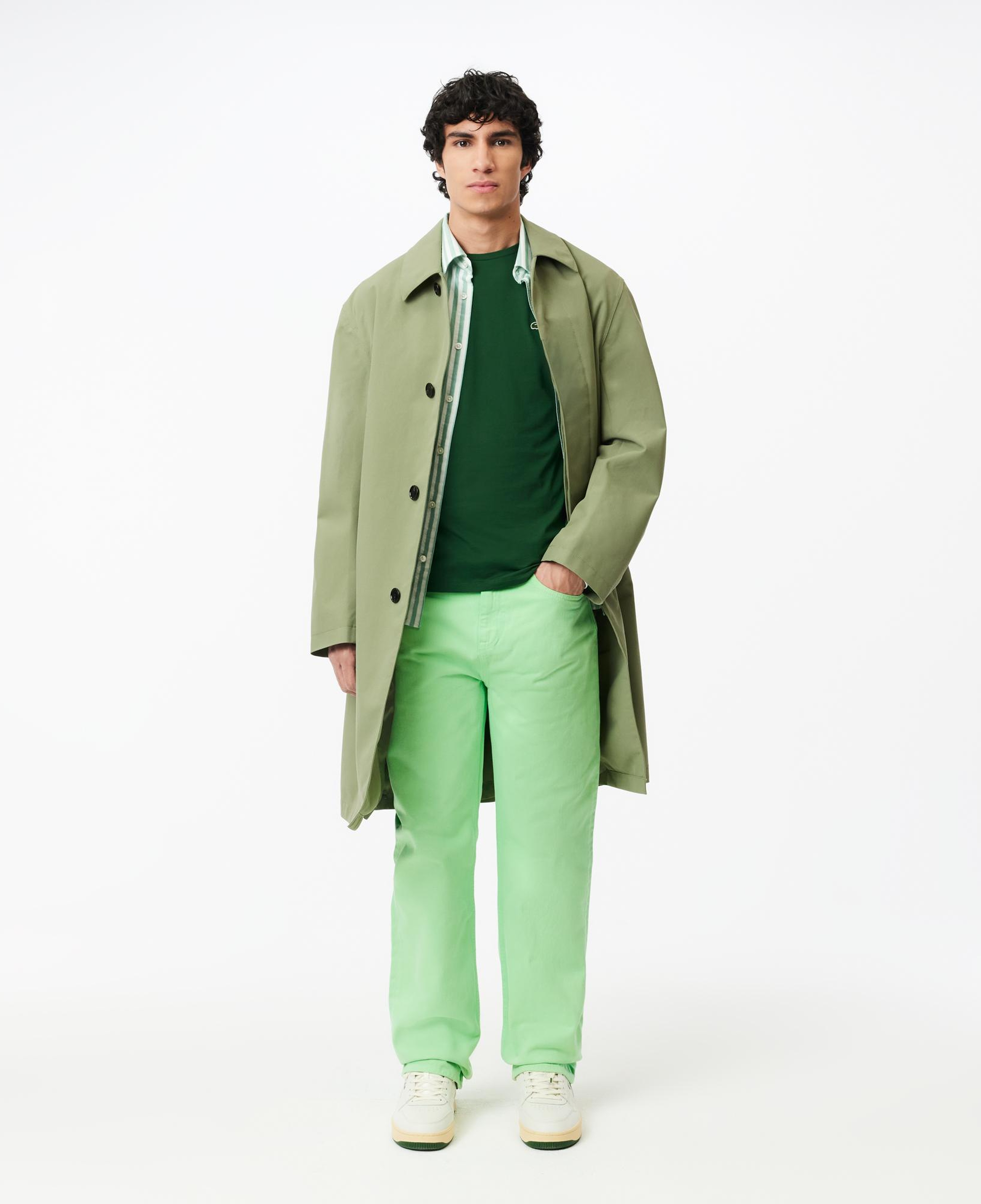 Lacoste Erkek Regular Fit Bisiklet Yaka Koyu Yeşil T-Shirt