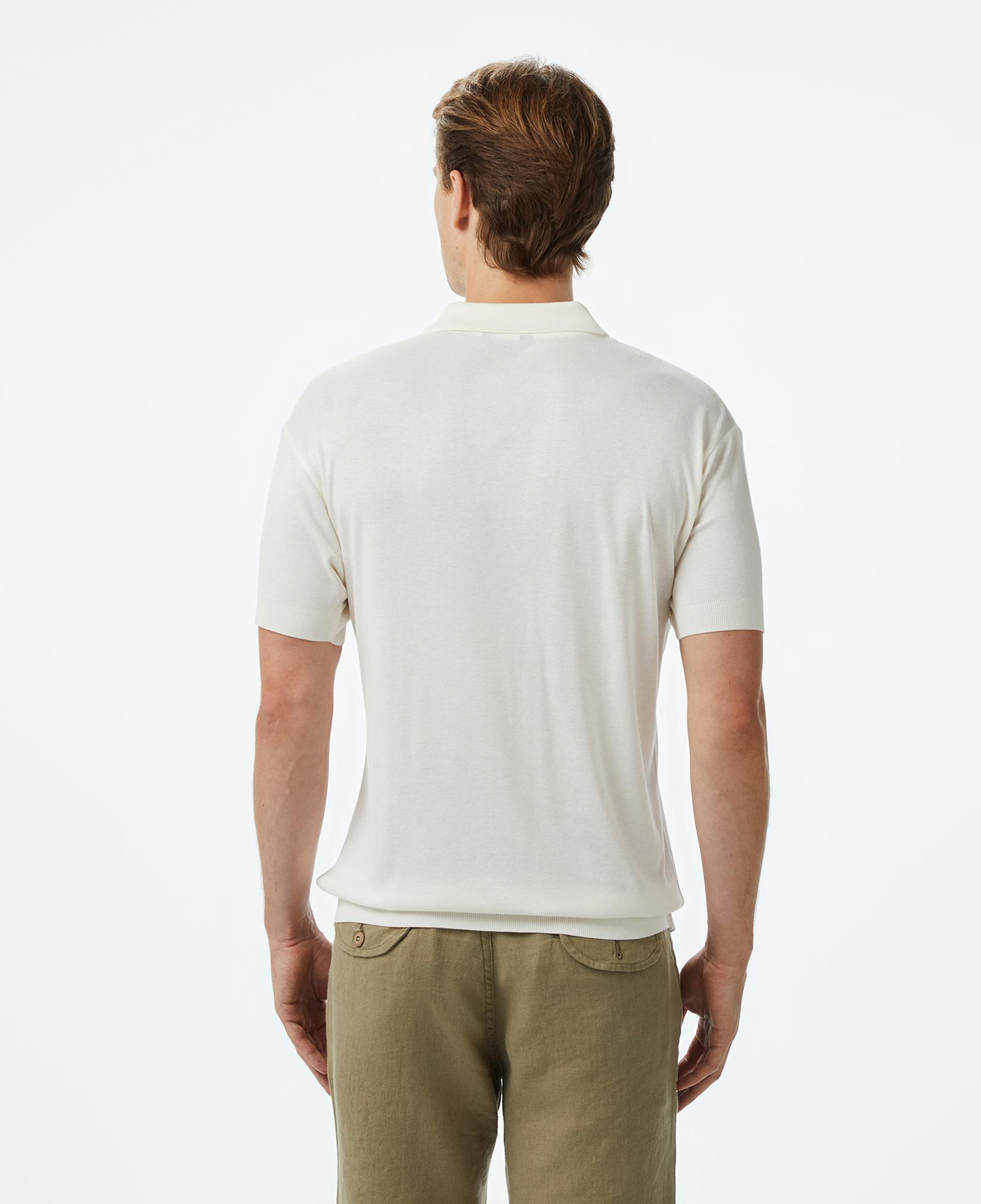 Nautica Erkek Ekru Classic Fit Modal Karışımlı Polo