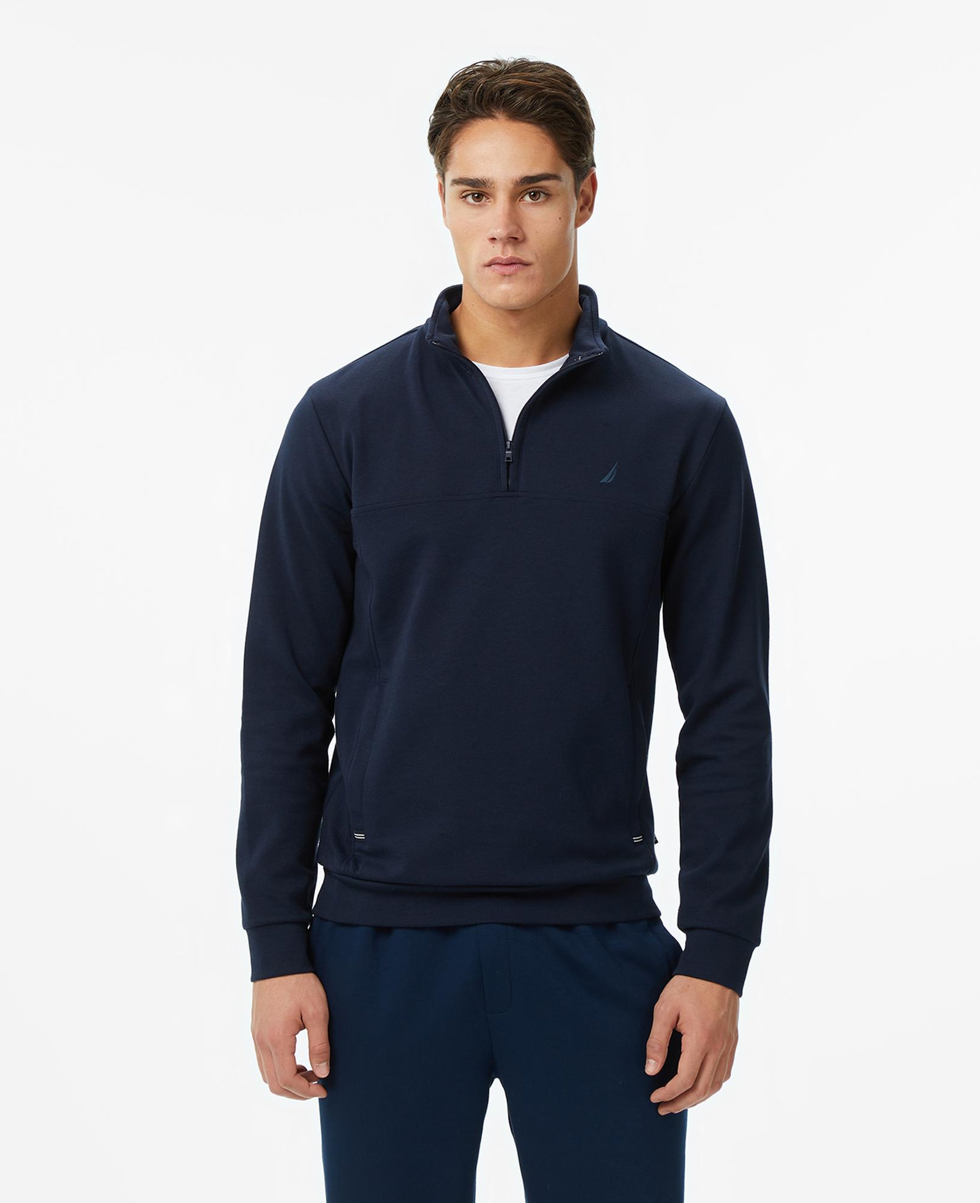 Nautica Erkek Gri Classic Fit Kazak
