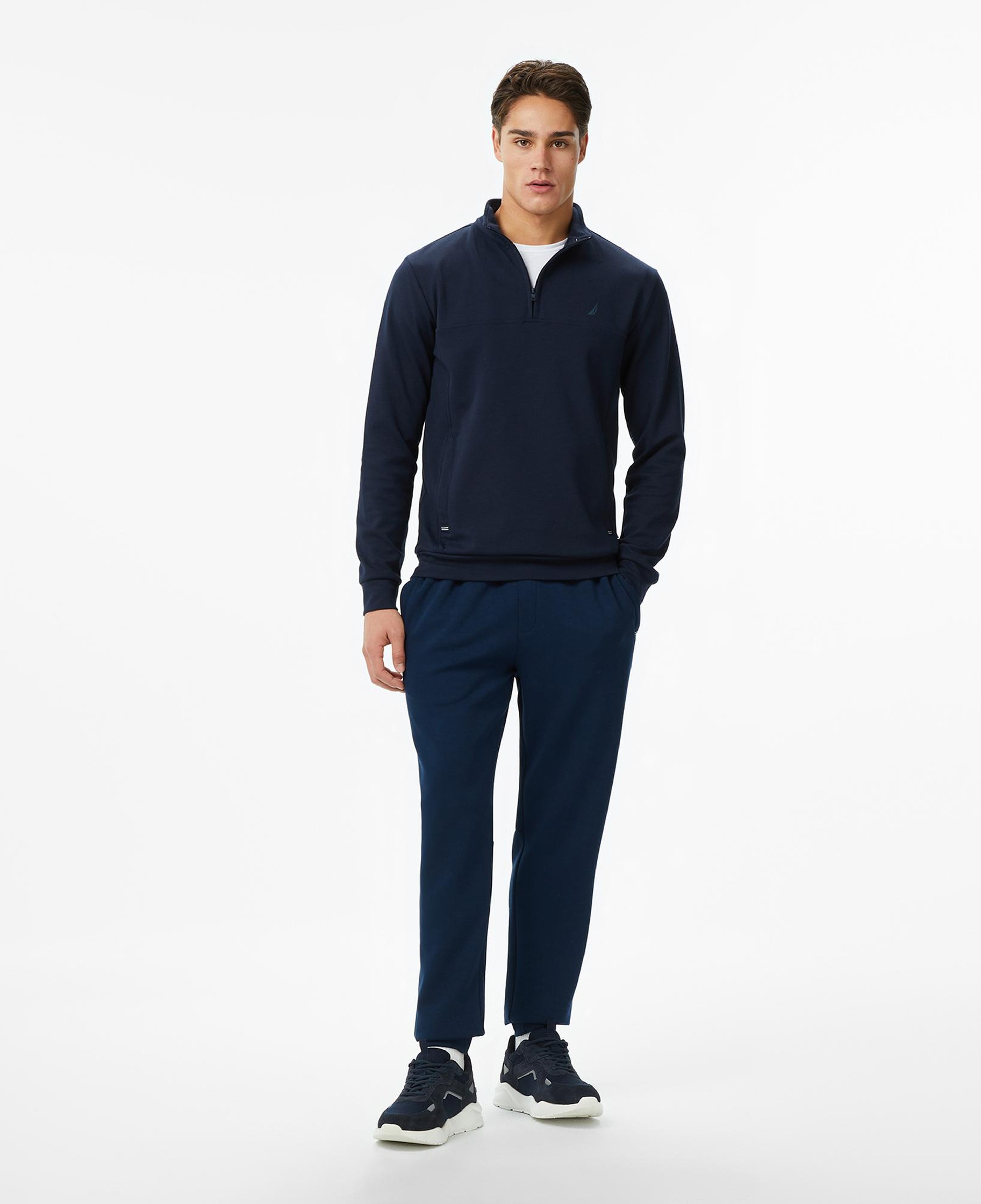 Nautica Erkek Gri Classic Fit Kazak