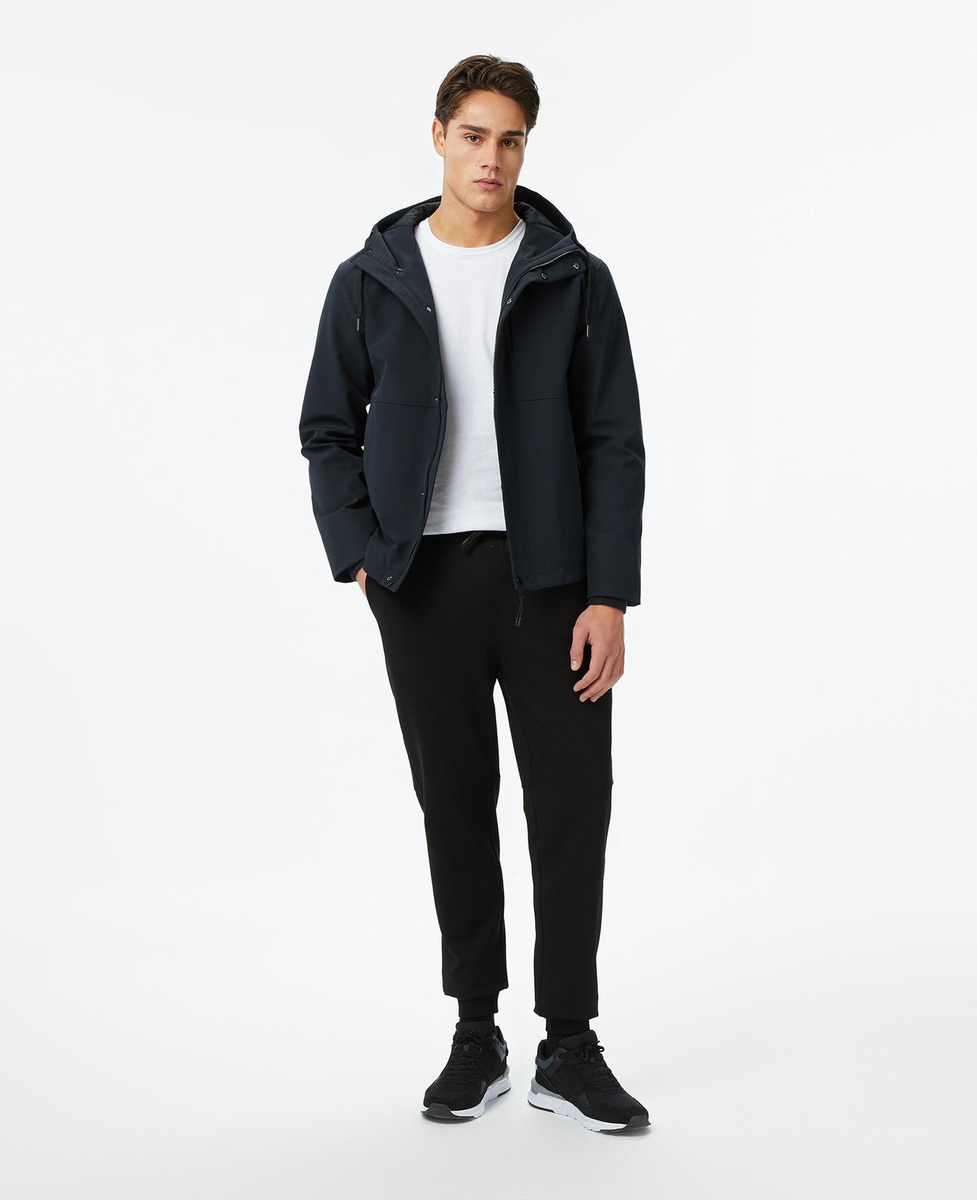 Nautica Erkek Siyah Regular Fit Mont