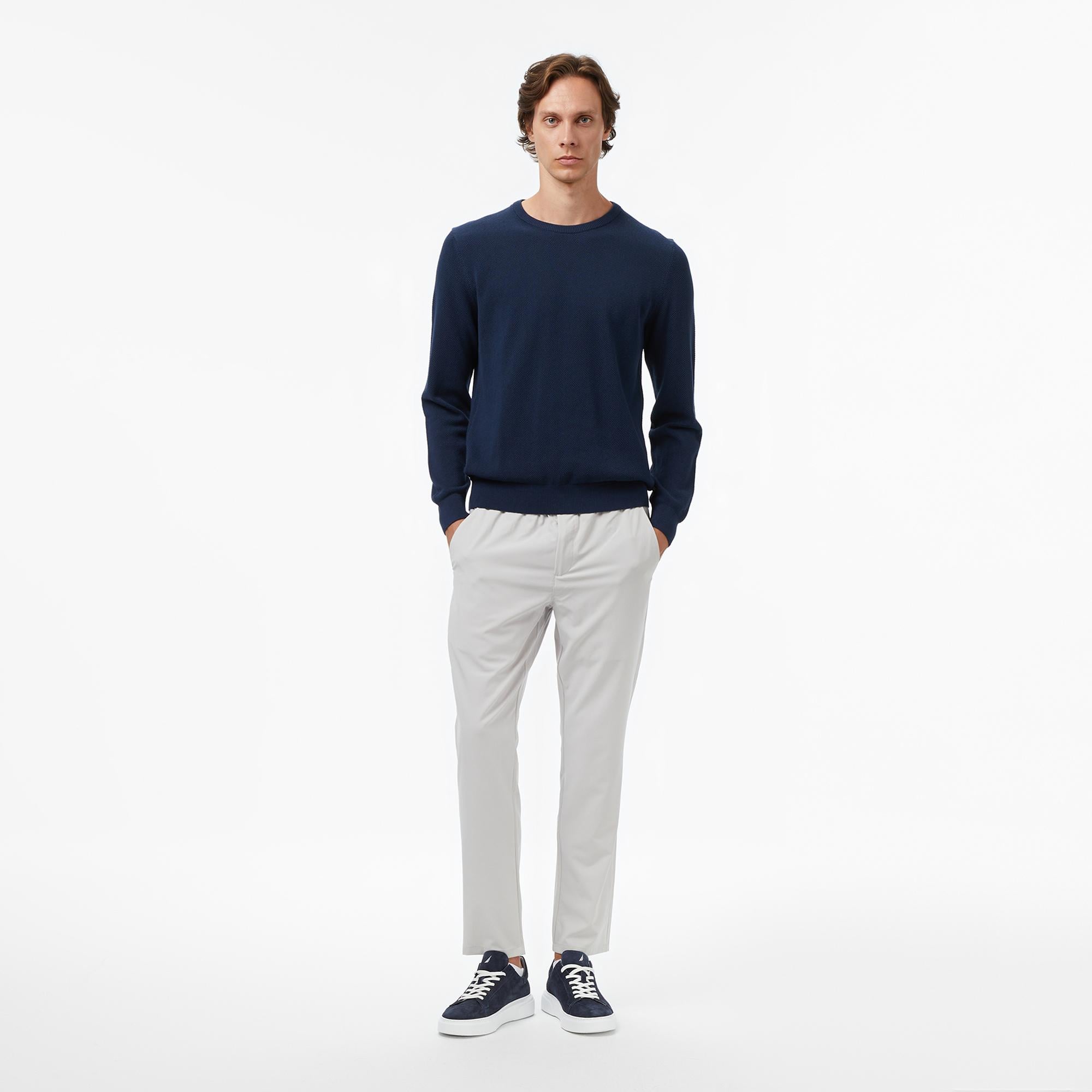 Nautica Erkek Lacivert Classic Fit Kazak