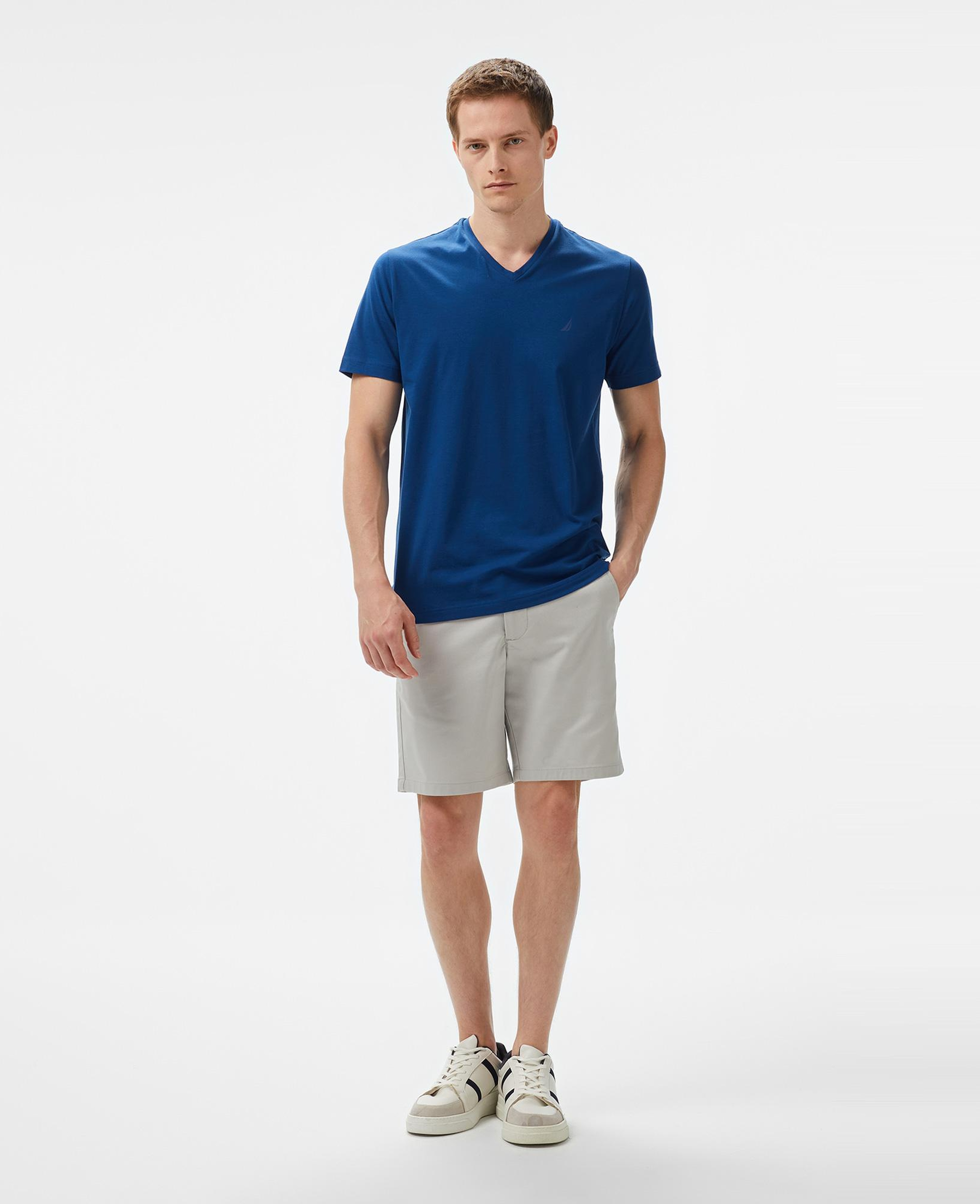 Nautica Erkek Mavi Regular Fit T-shirt