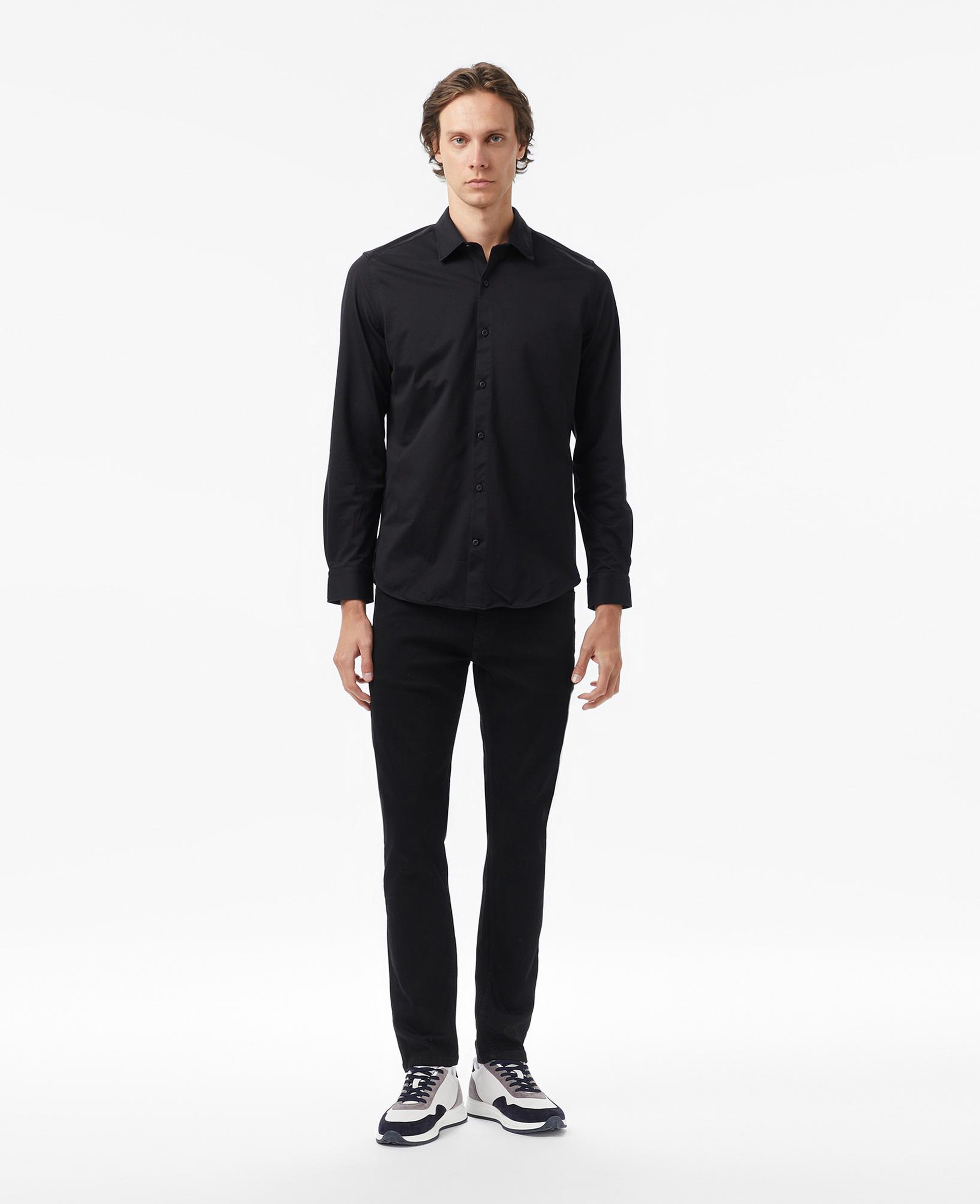 Nautica Erkek Siyah Slim Fit Gömlek