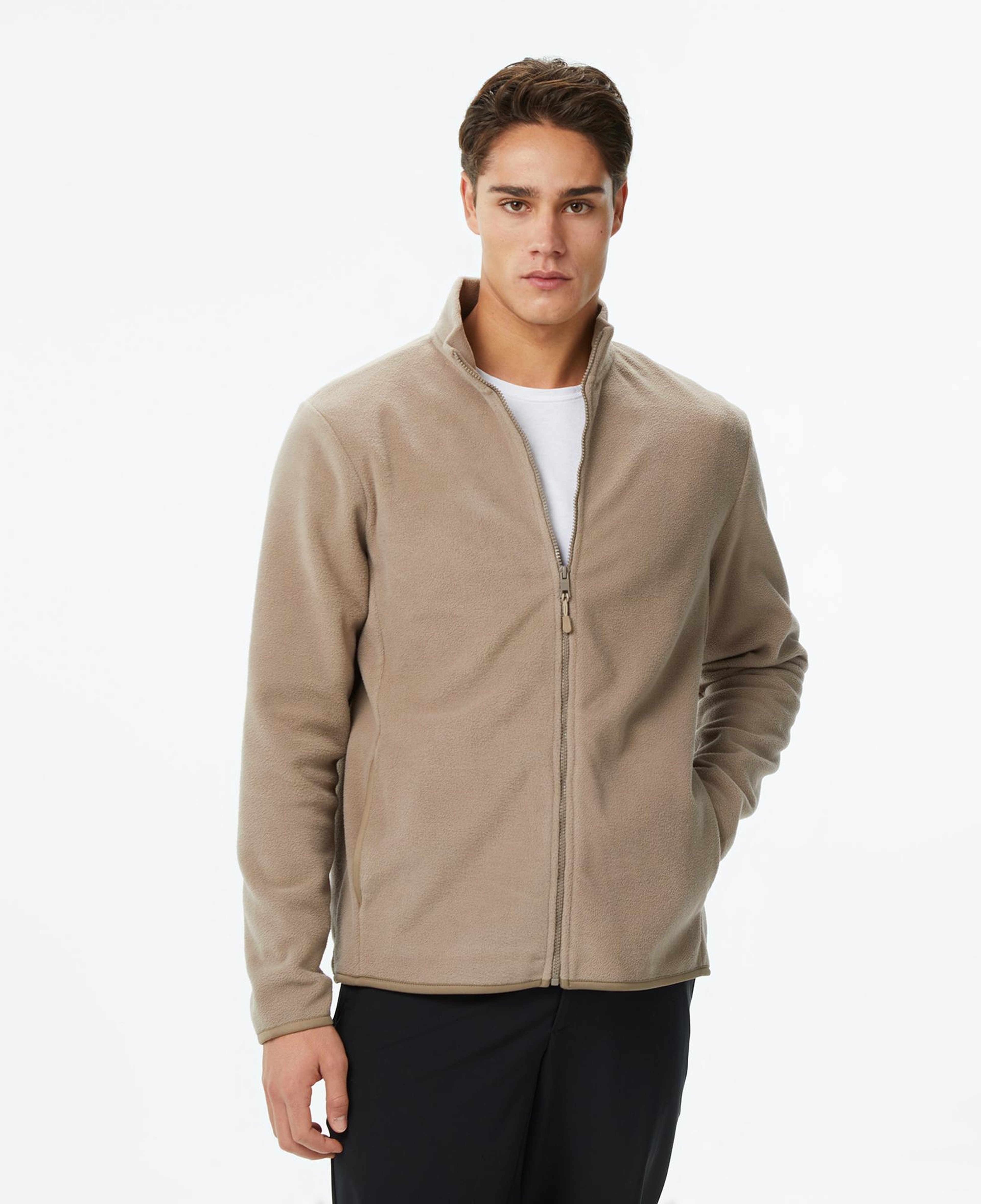Nautica Erkek Bej Regular Fit Polar