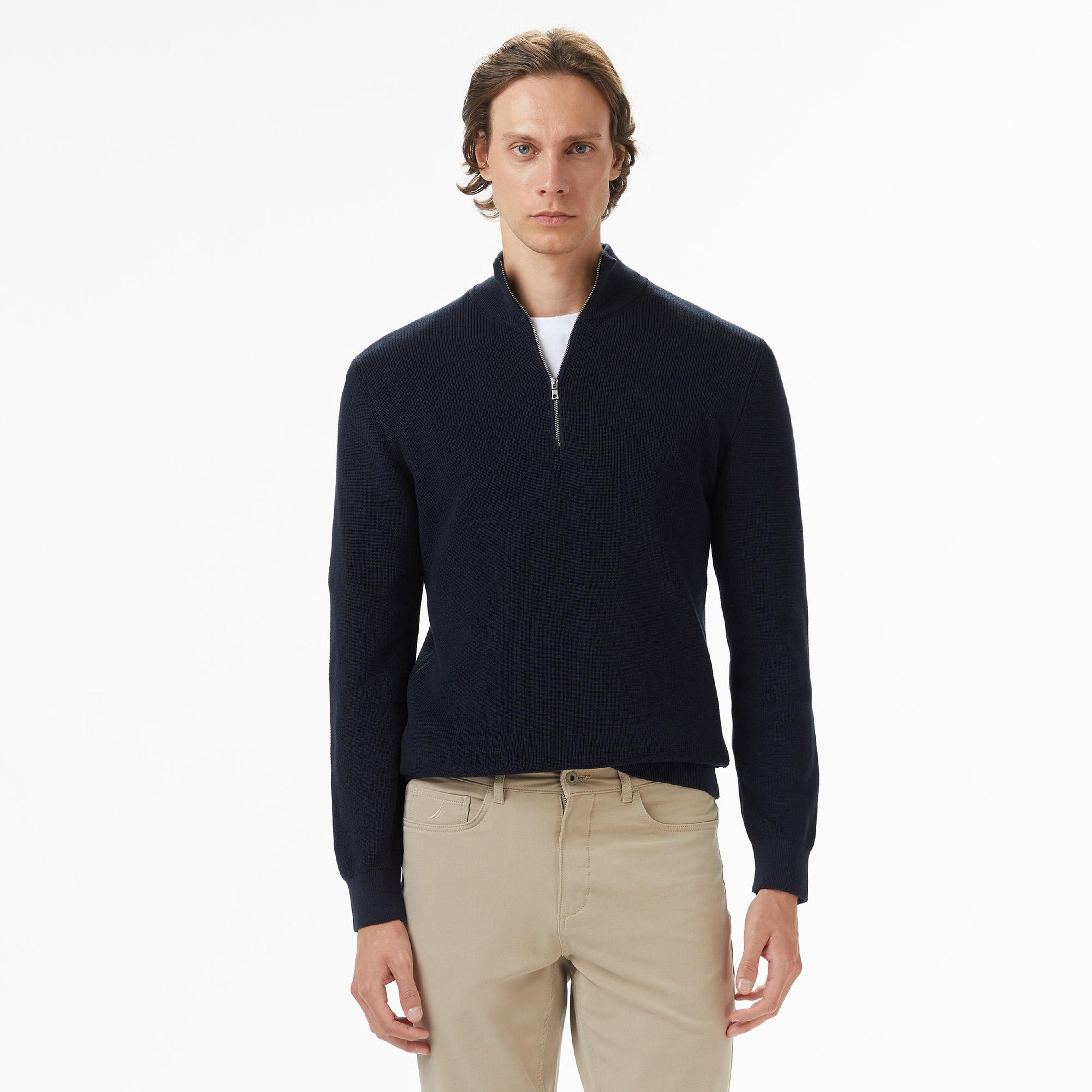 Nautica Erkek Lacivert Classic Fit Kazak