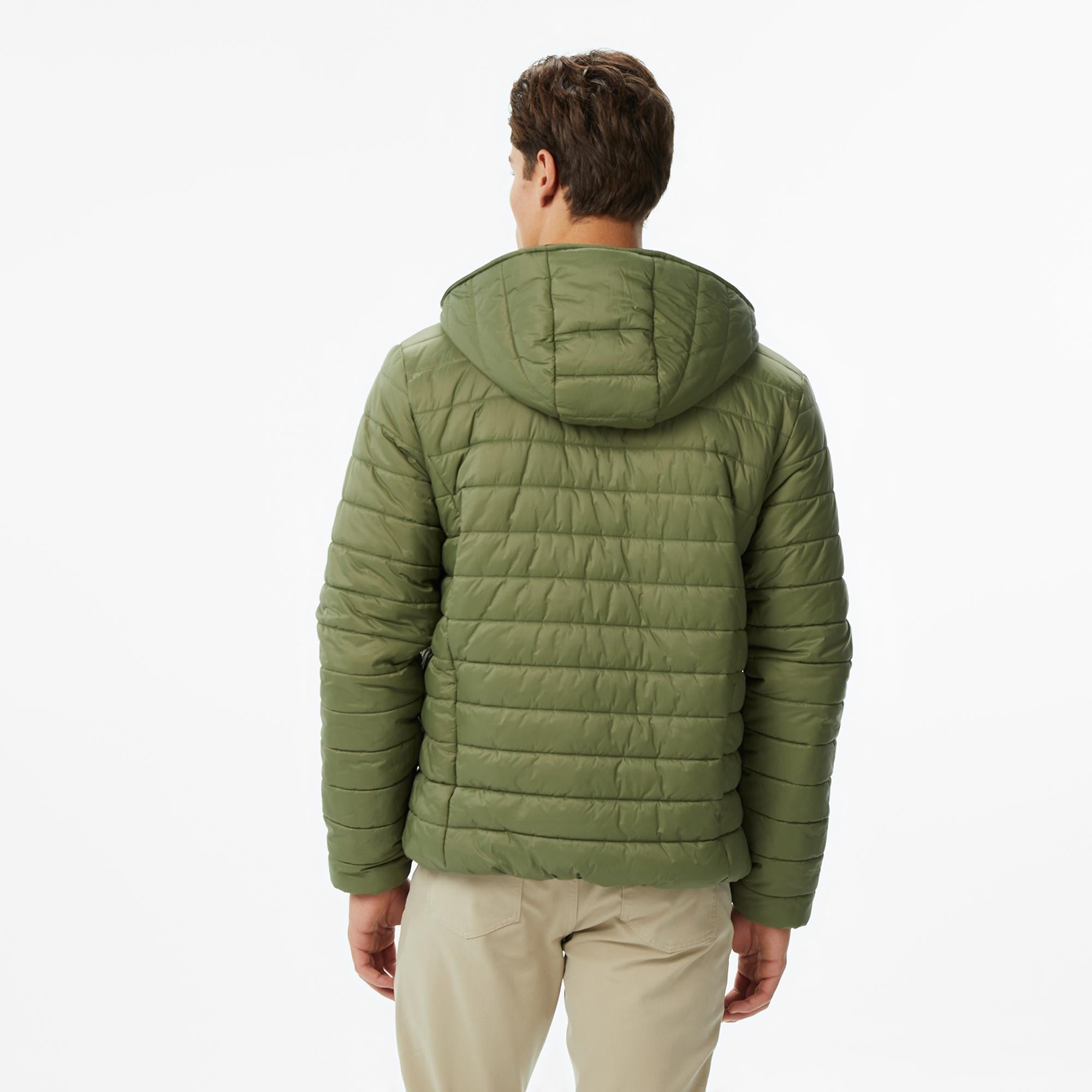 Nautica Erkek Yeşil Regular Fit Çift Taraflı Mont