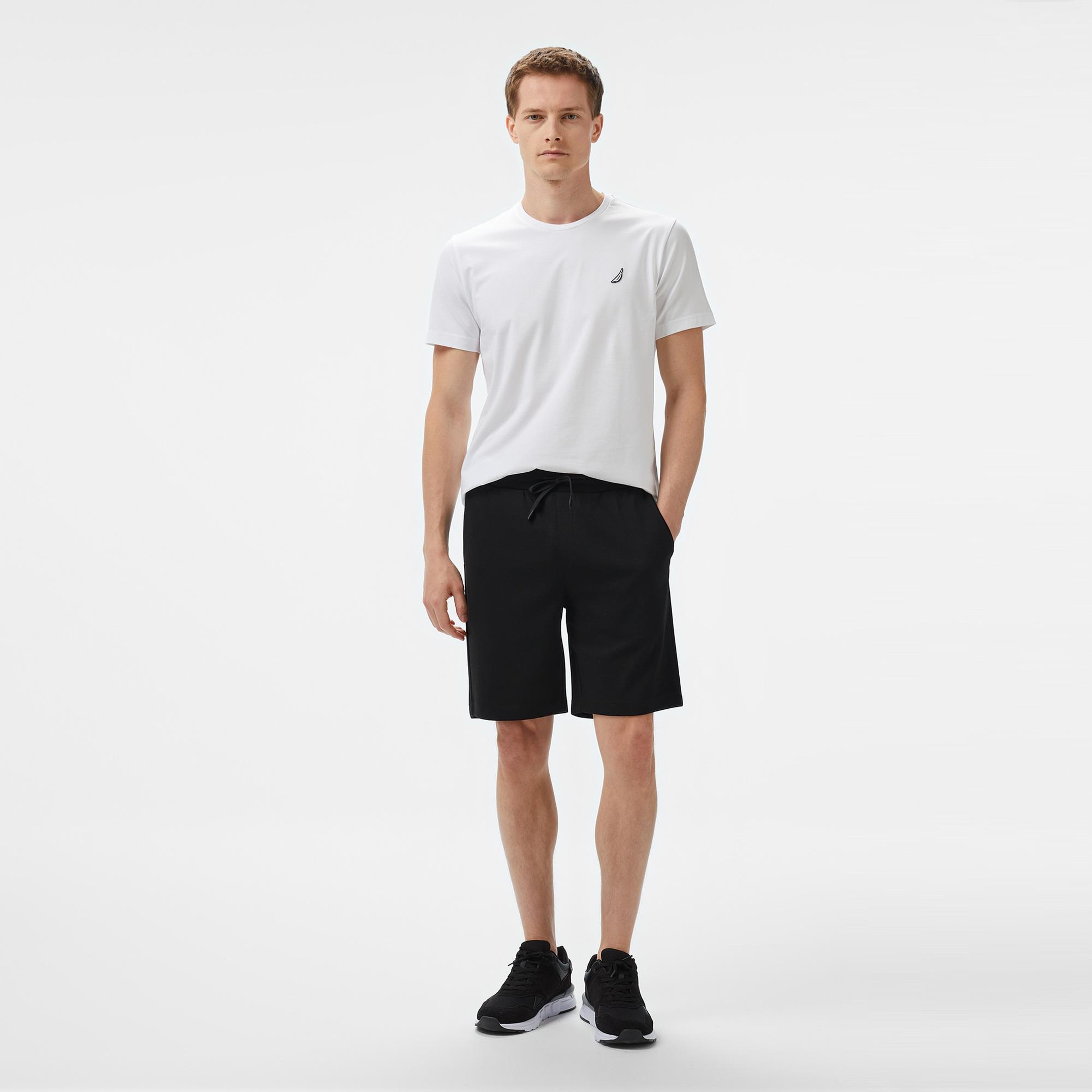 Nautica Erkek Siyah Regular Fit Şort