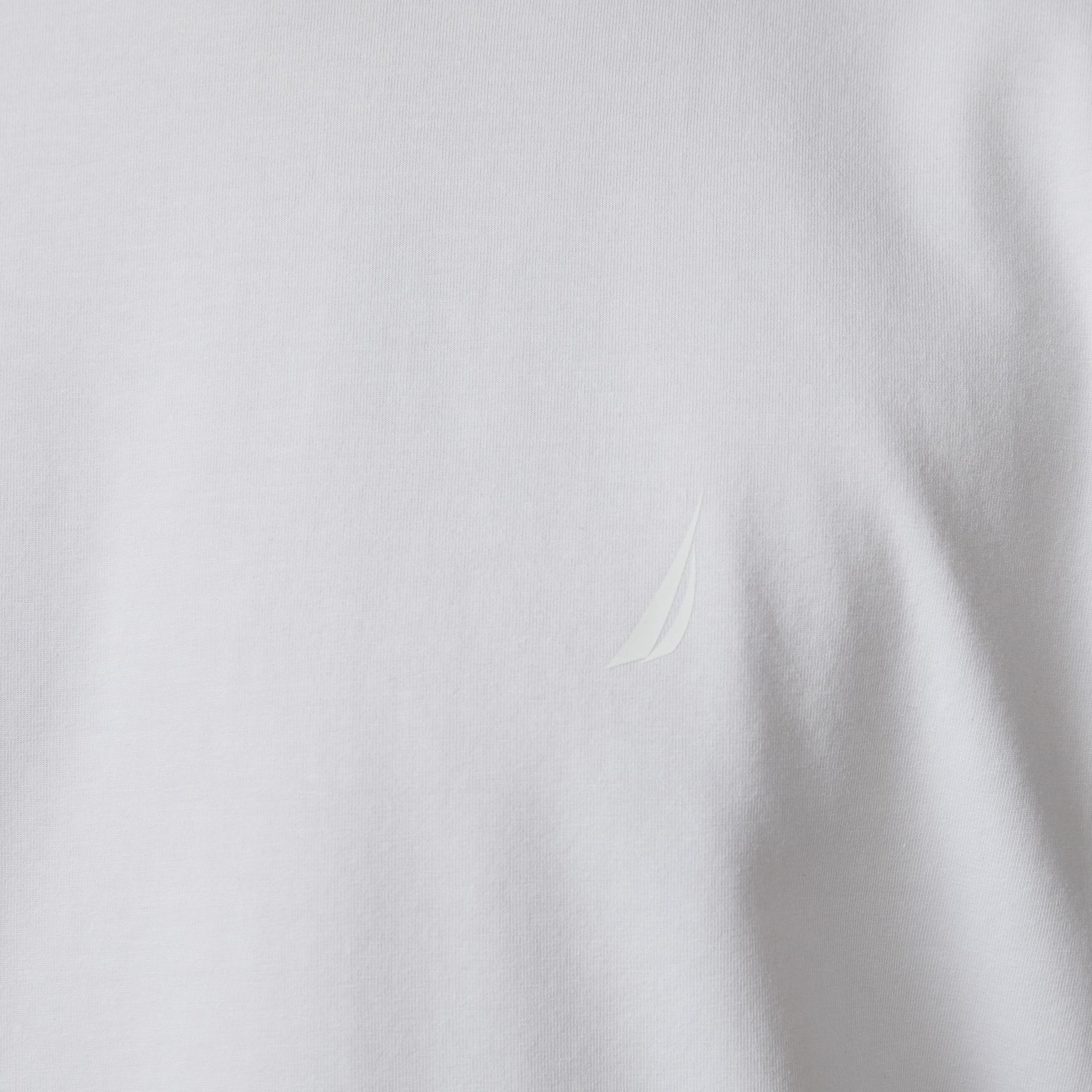Nautica Erkek Beyaz Classic Fit T-Shirt