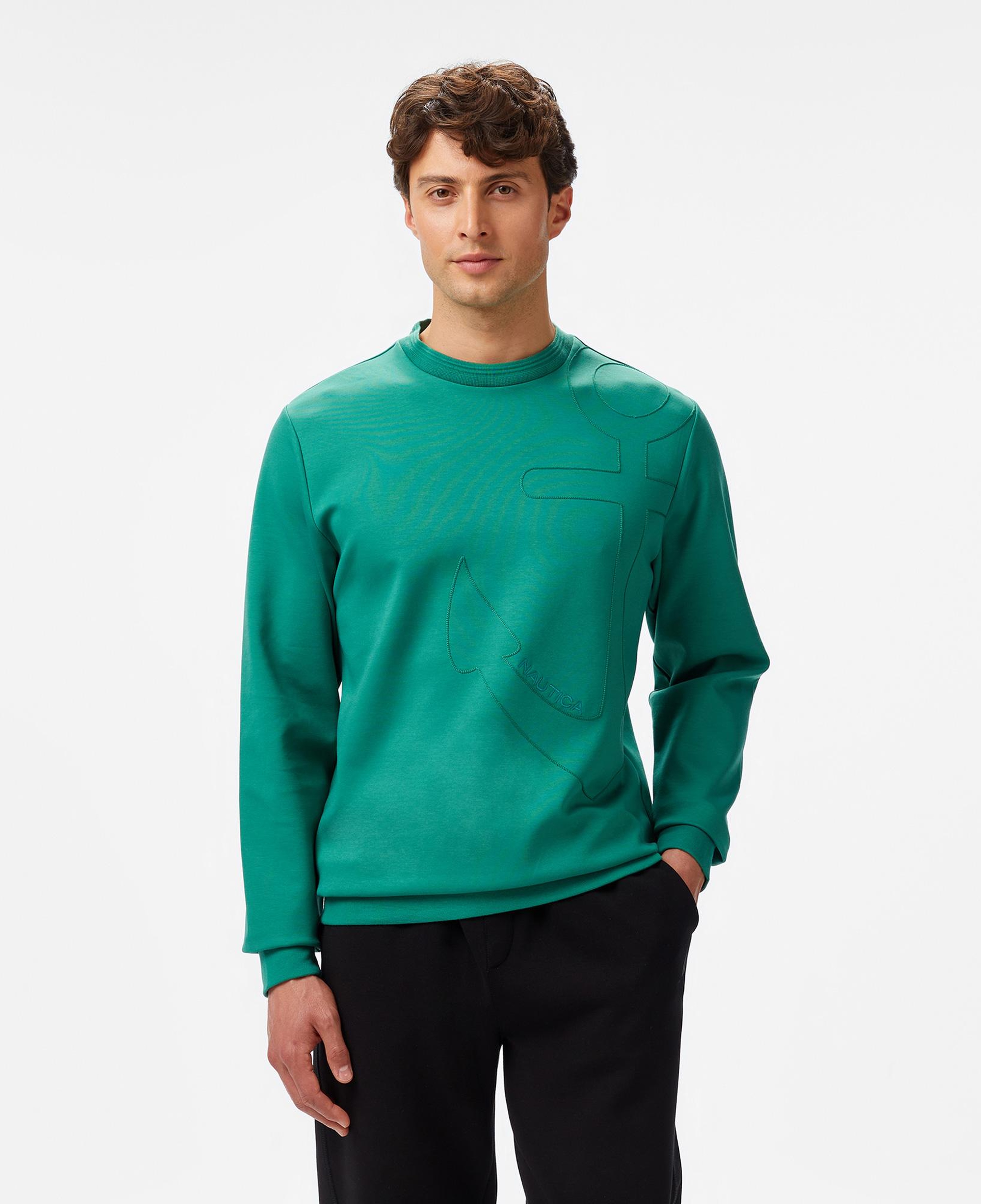 Nautica Erkek Yeşil Regular Fit Sweatshirt