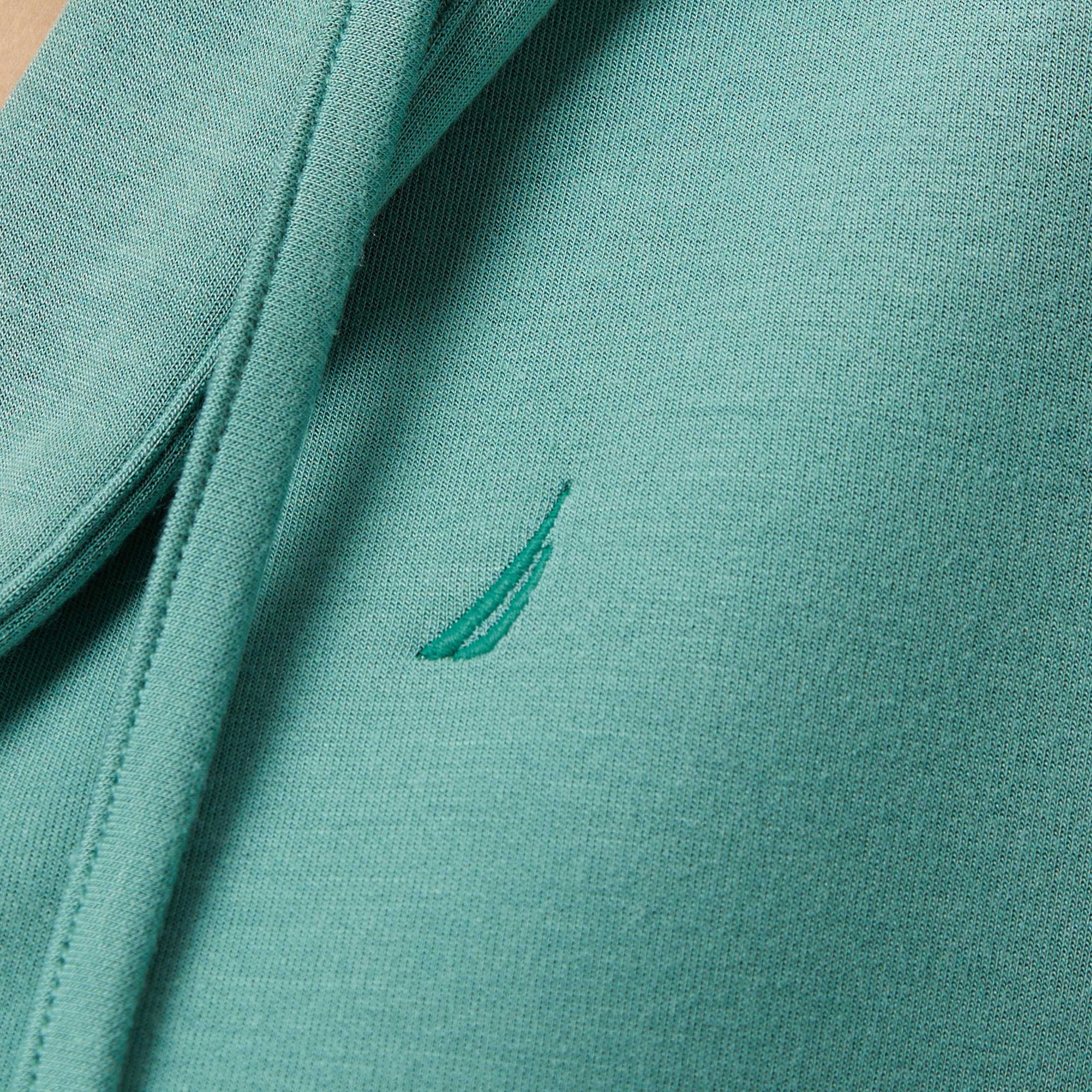 Nautica Kadın Yeşil Regular Fit Kapüşonlu Modal Karışımlı Sweatshirt