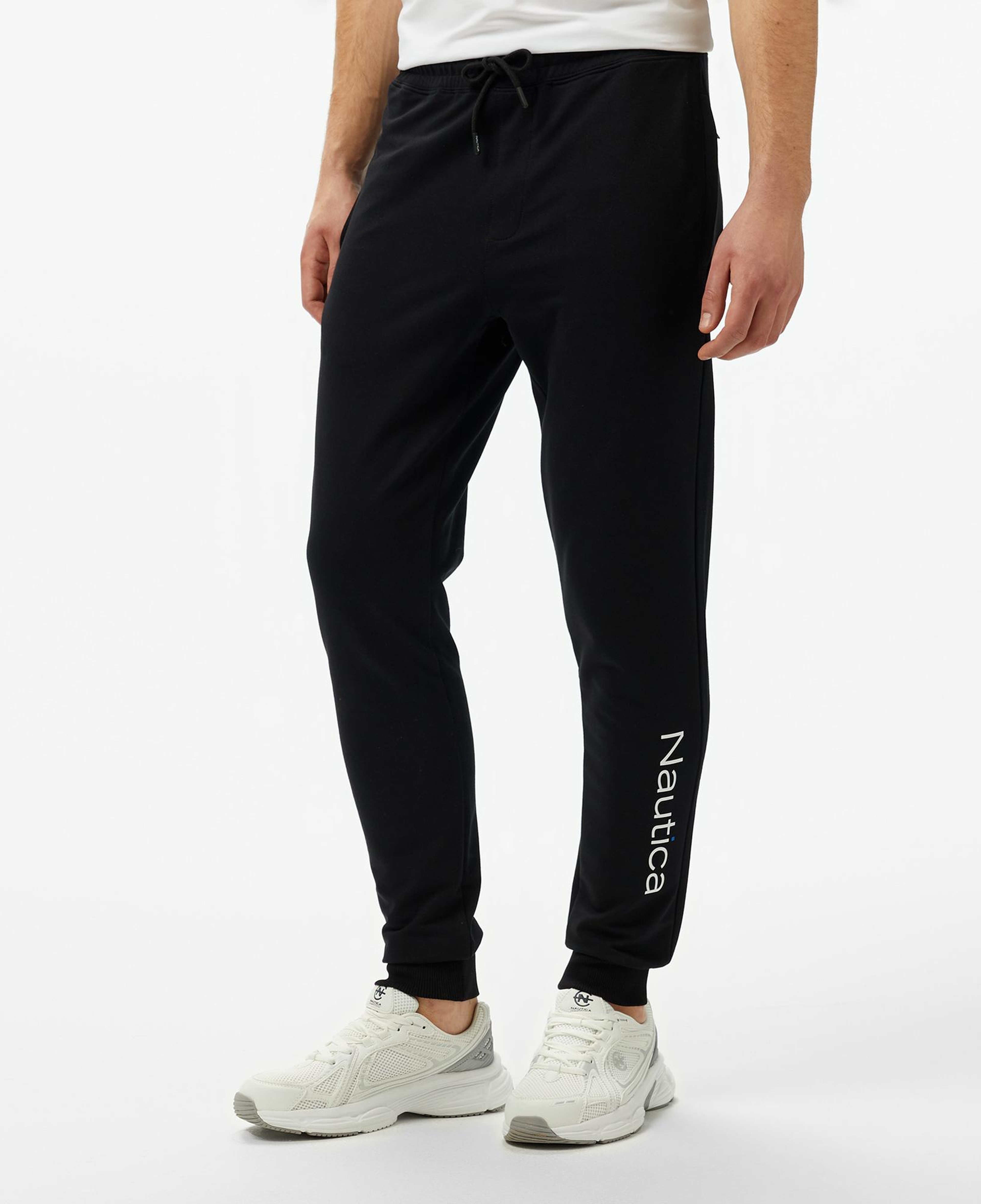 Nautica Erkek Siyah Regular Fit Eşofman Altı