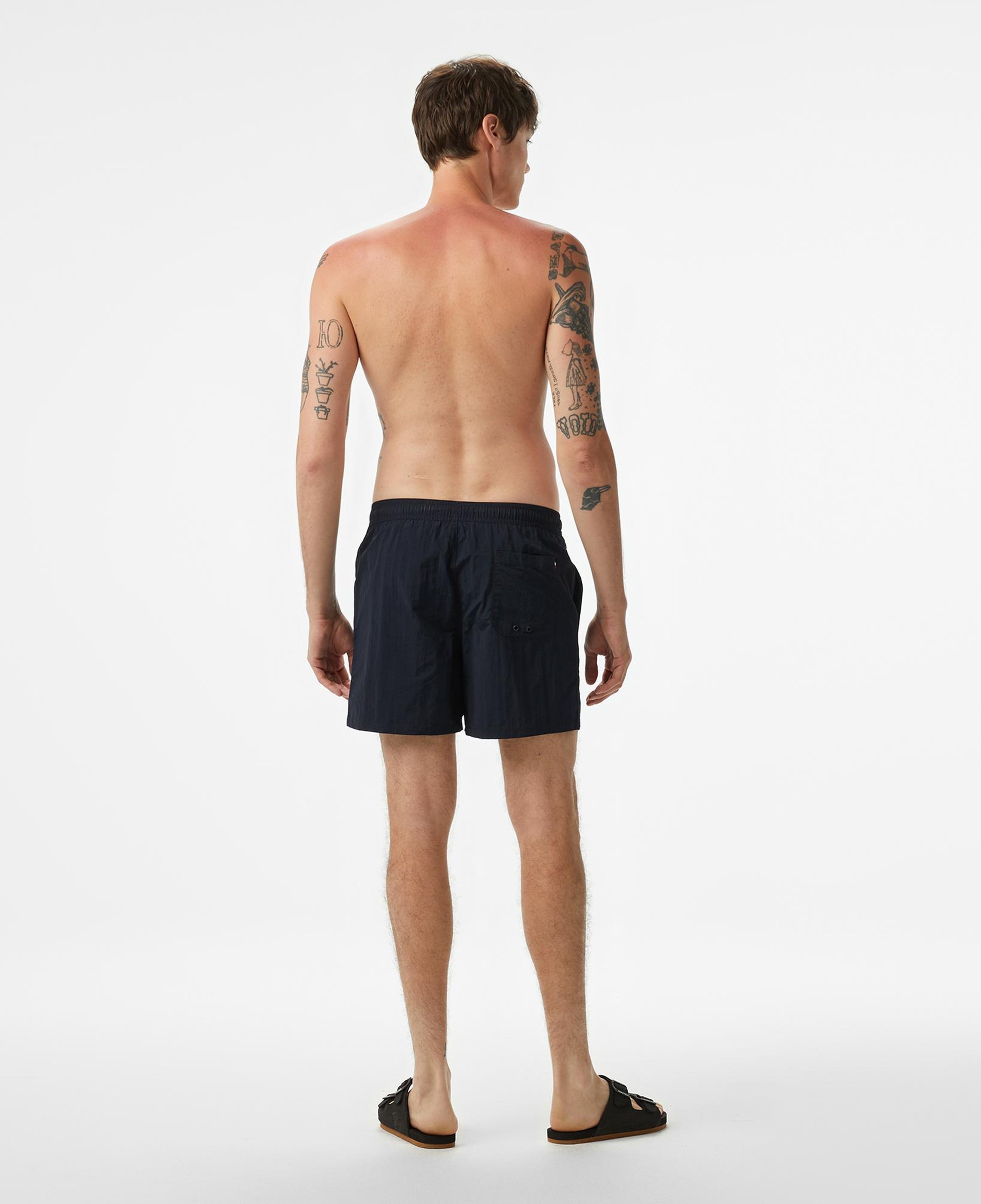 Tommy Hilfiger Mid Length Essential Erkek Lacivert Mayo