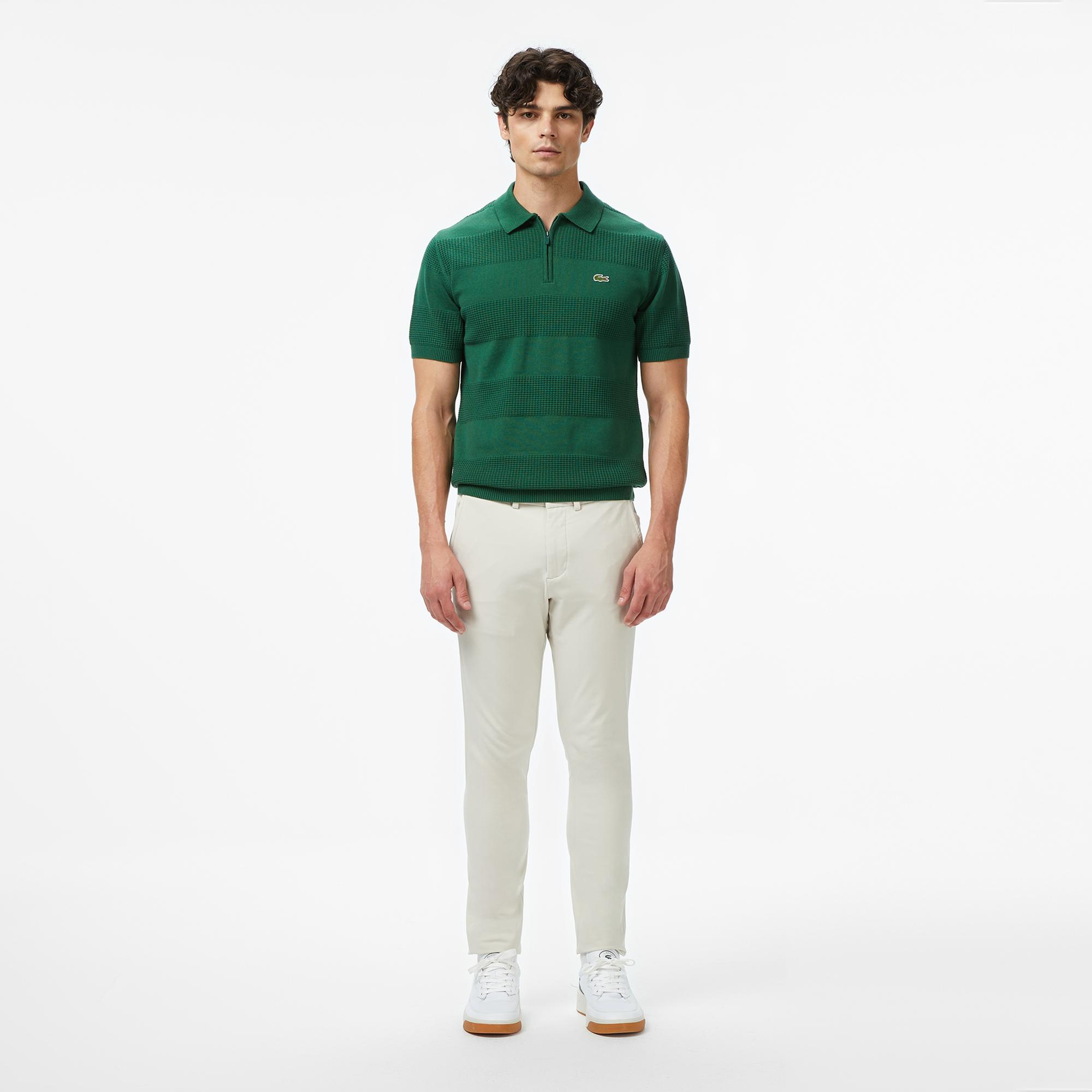 Erkek Slim Fit Gri Chino Pantolon