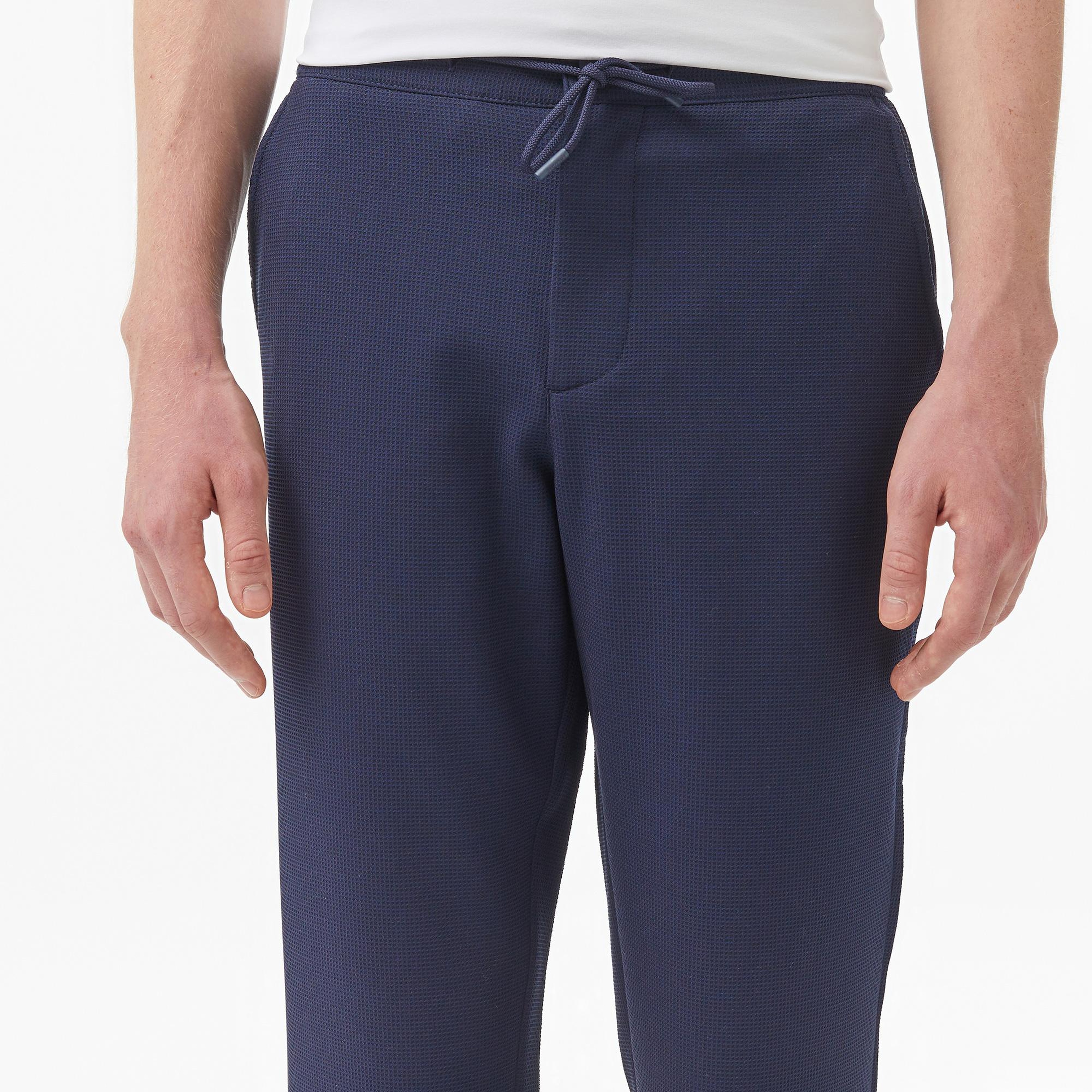 Erkek Tapered Fit Lacivert Pantolon