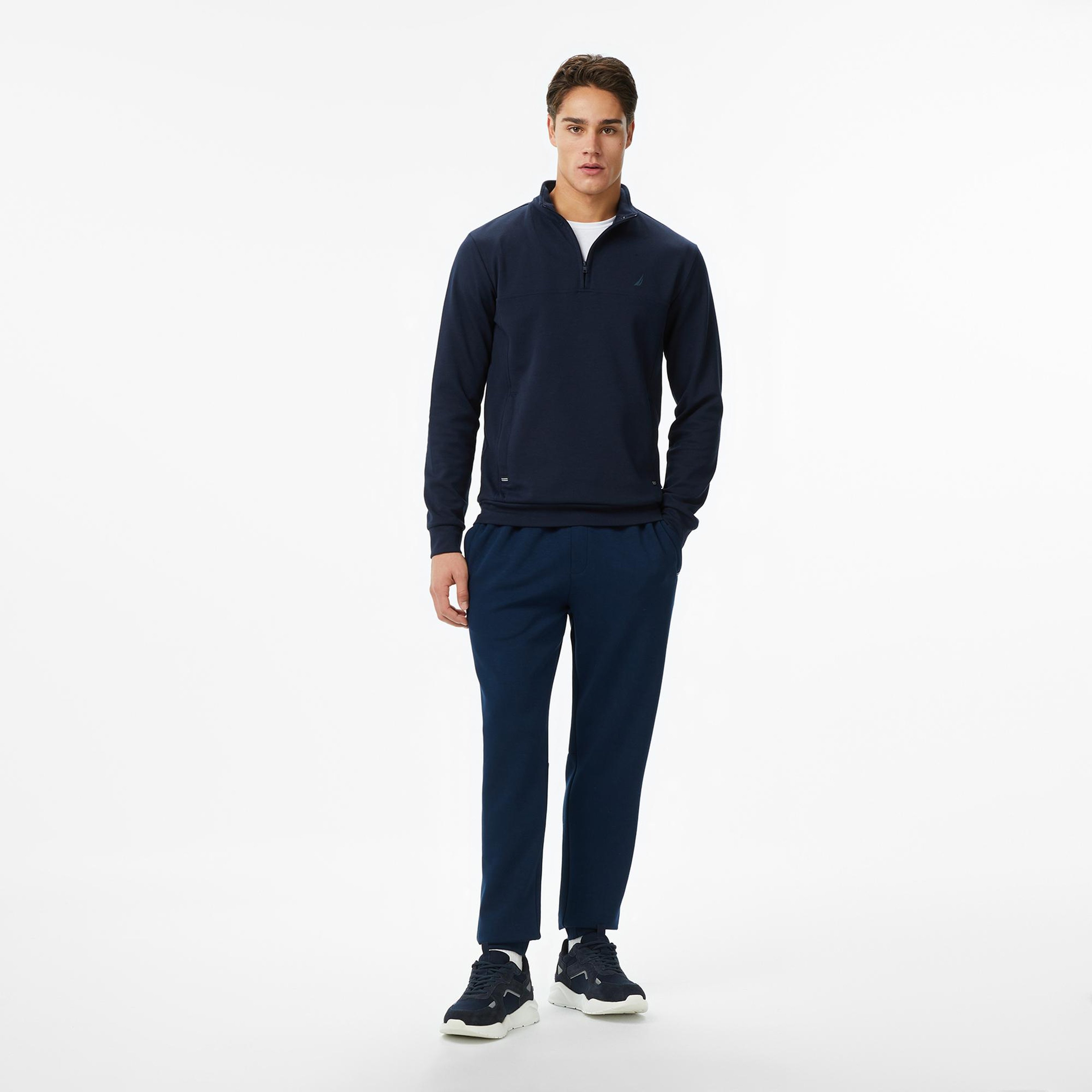 Nautica Erkek Gri Classic Fit Kazak