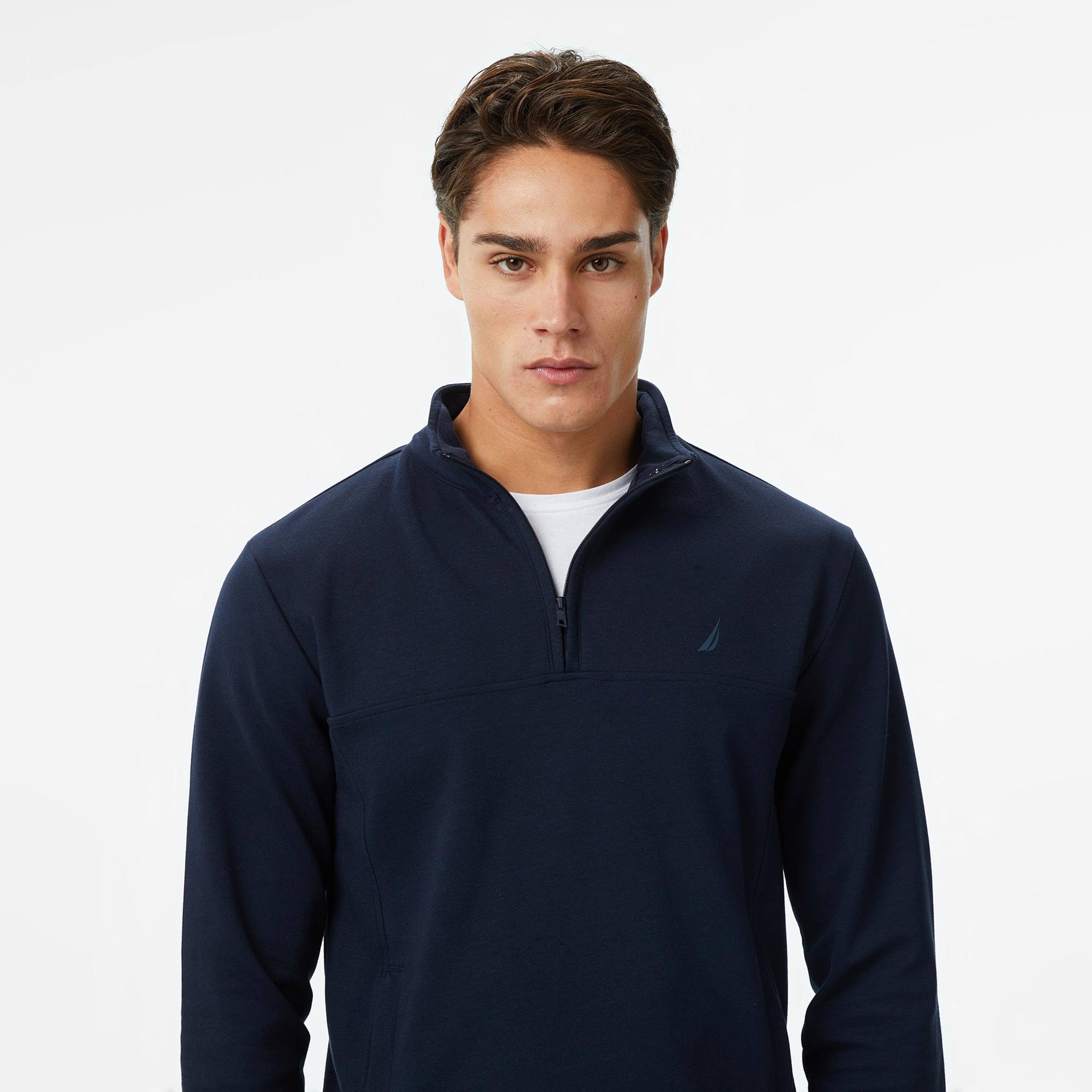 Nautica Erkek Gri Classic Fit Kazak
