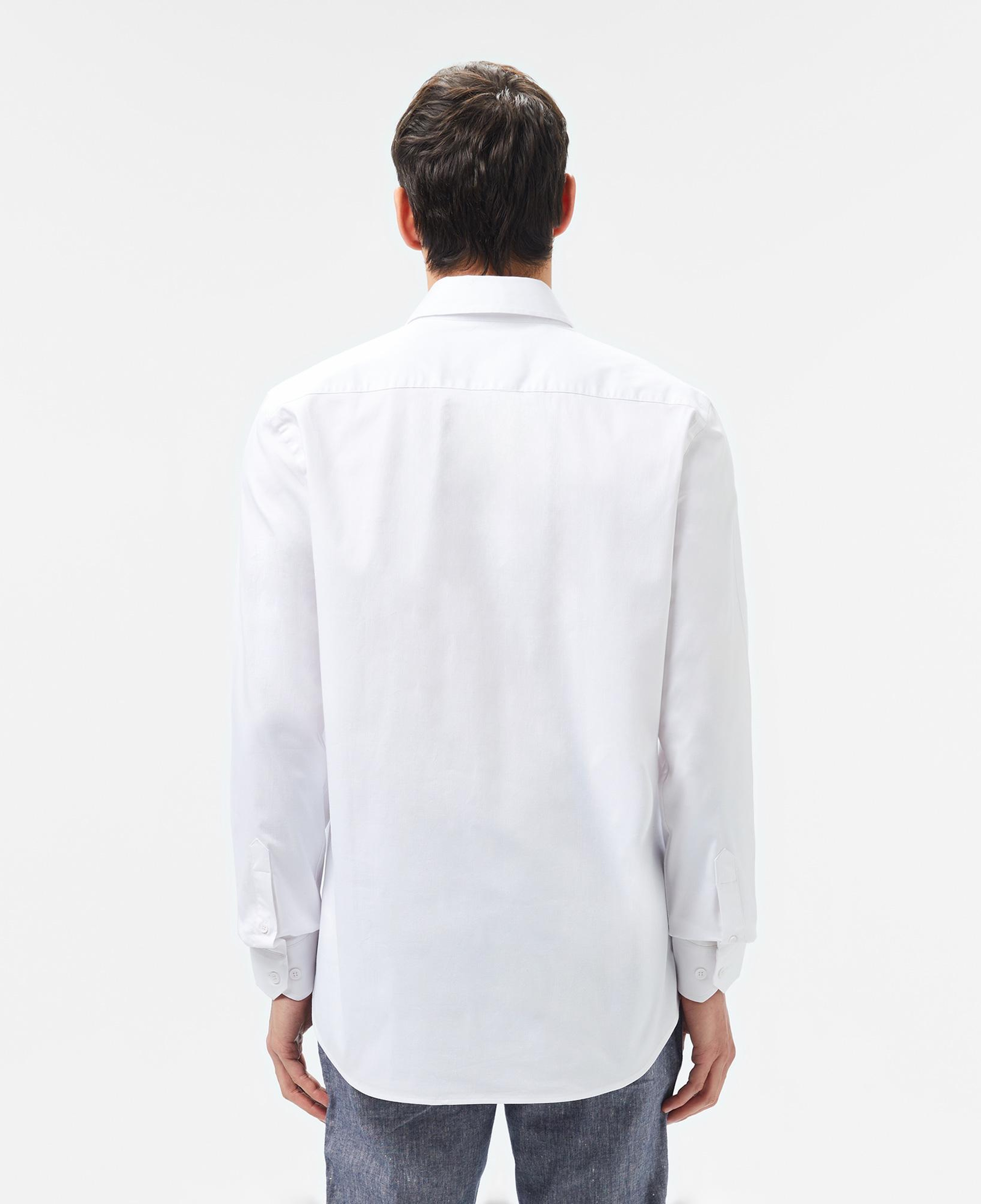 Erkek Slim Fit Beyaz Gömlek