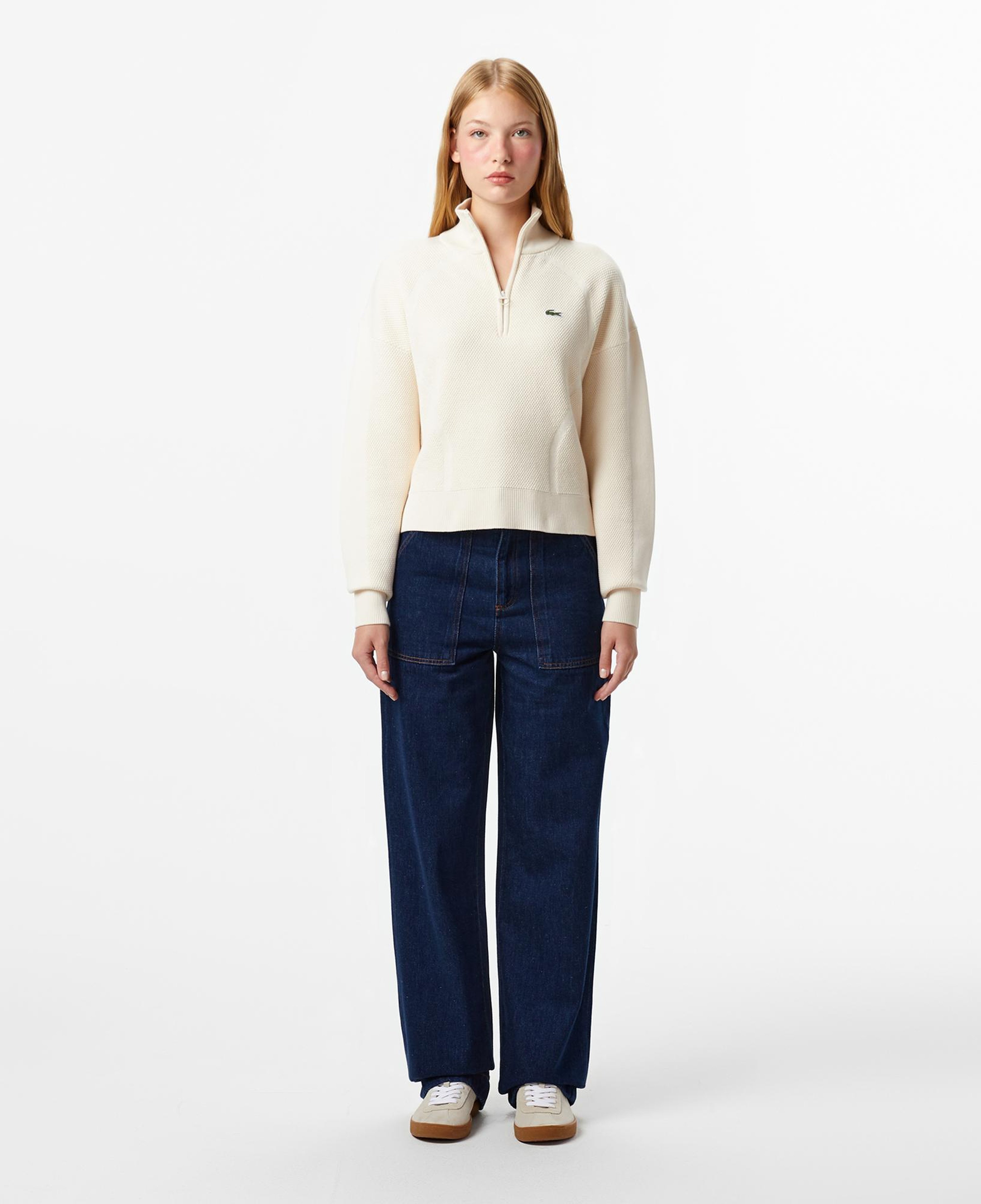 Kadın Straight Fit Koyu Mavi Pantolon