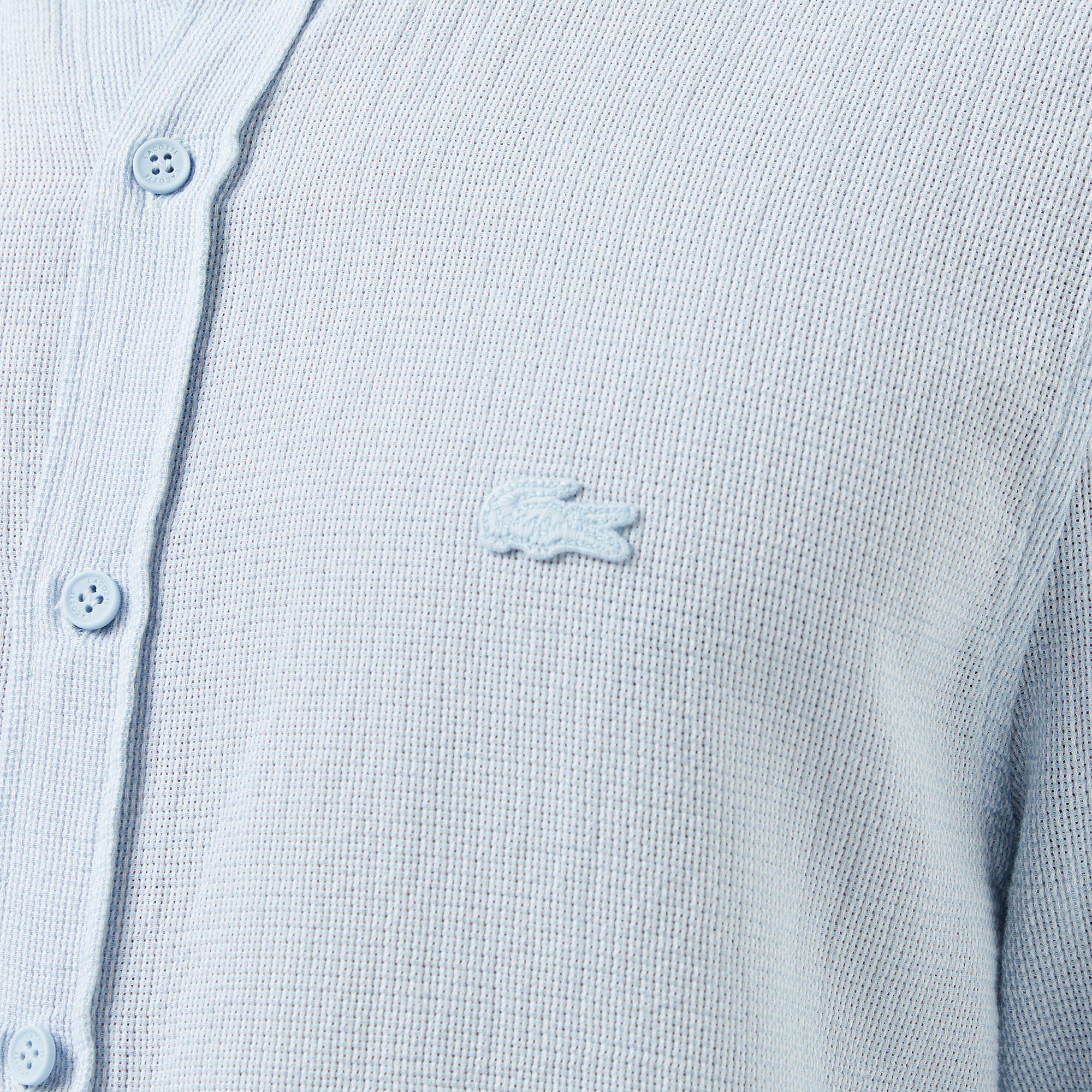 Erkek Slim Fit Açık Mavi Gömlek