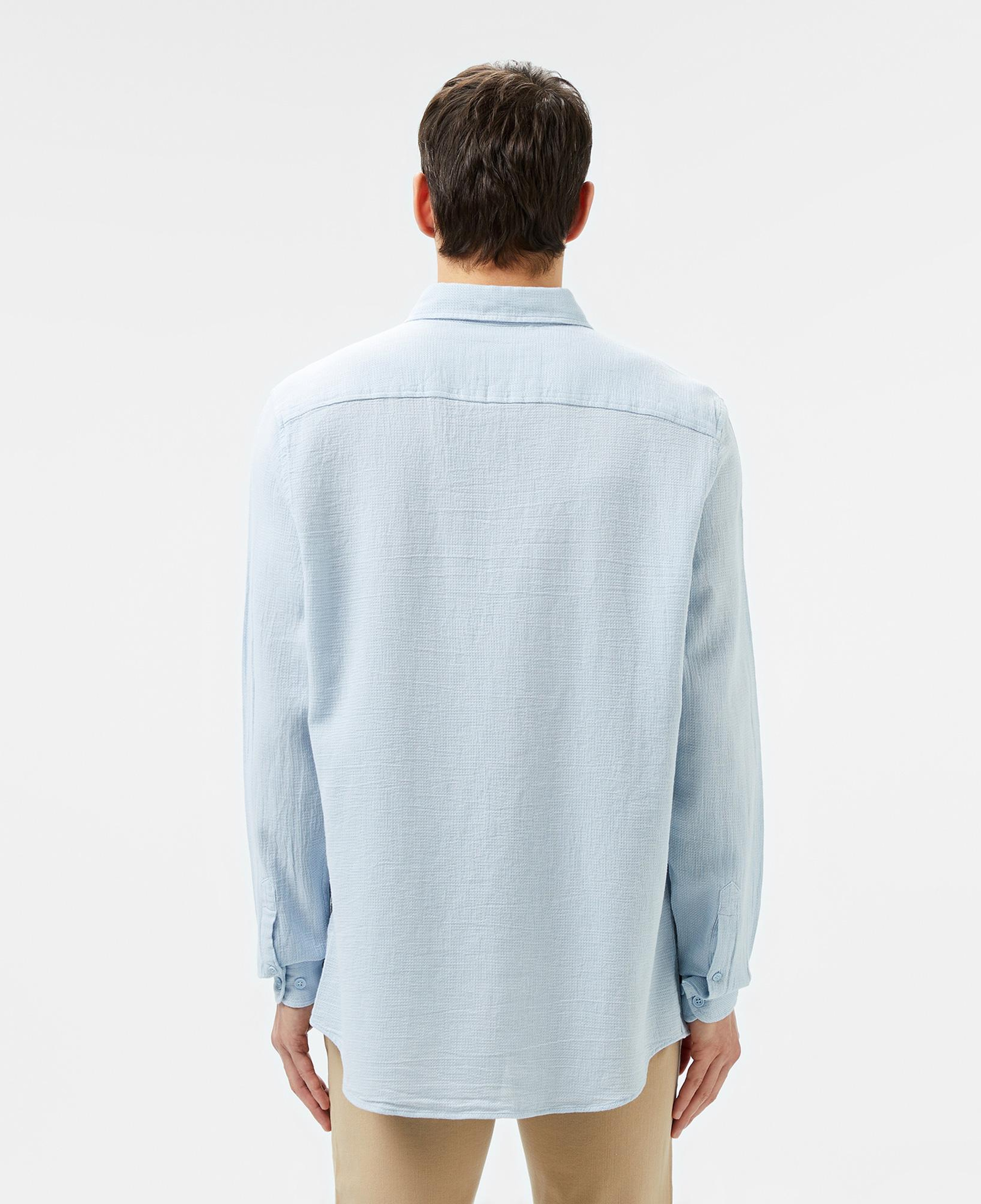 Erkek Slim Fit Açık Mavi Gömlek
