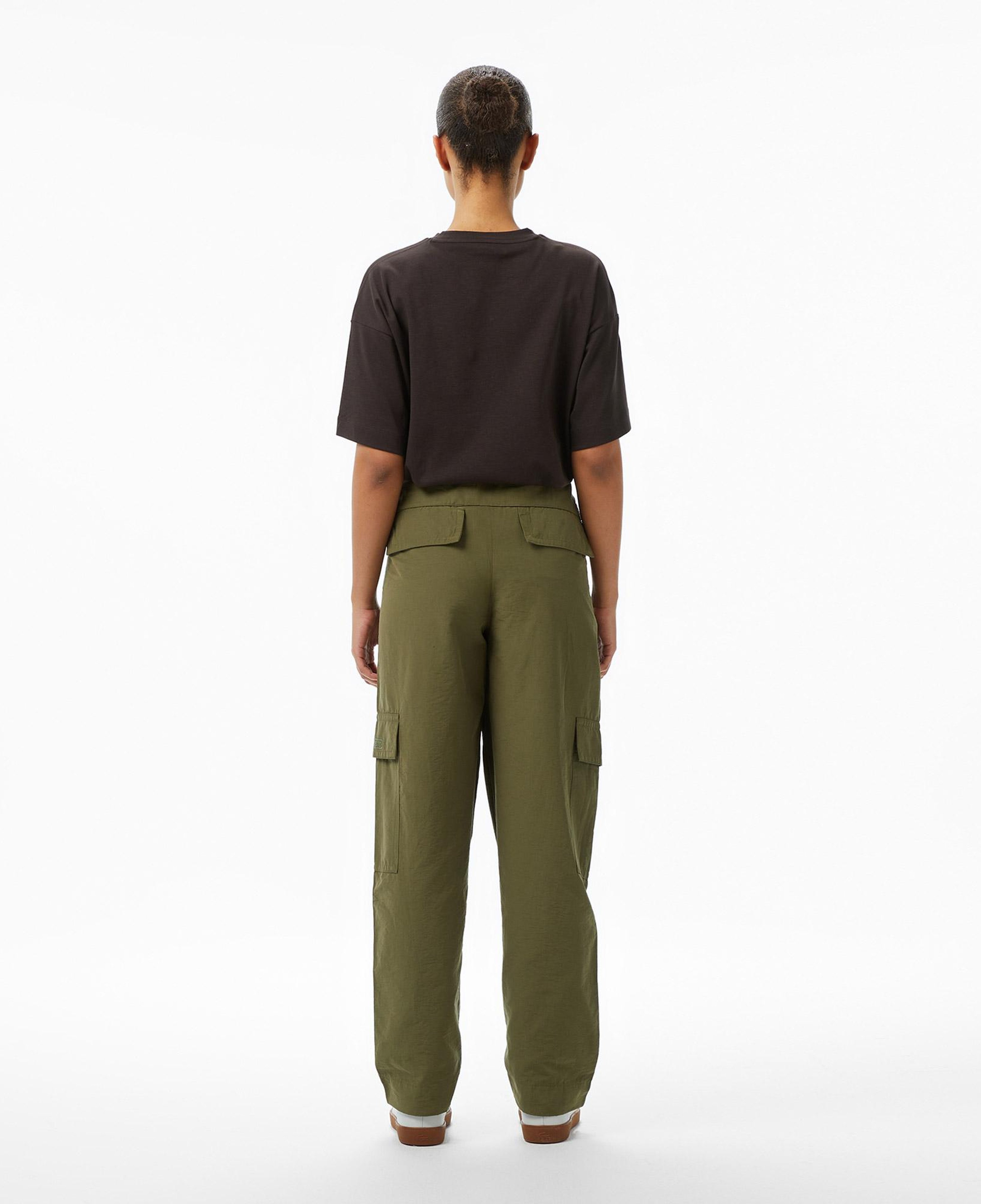 Kadın Oversize Fit Haki Pantolon