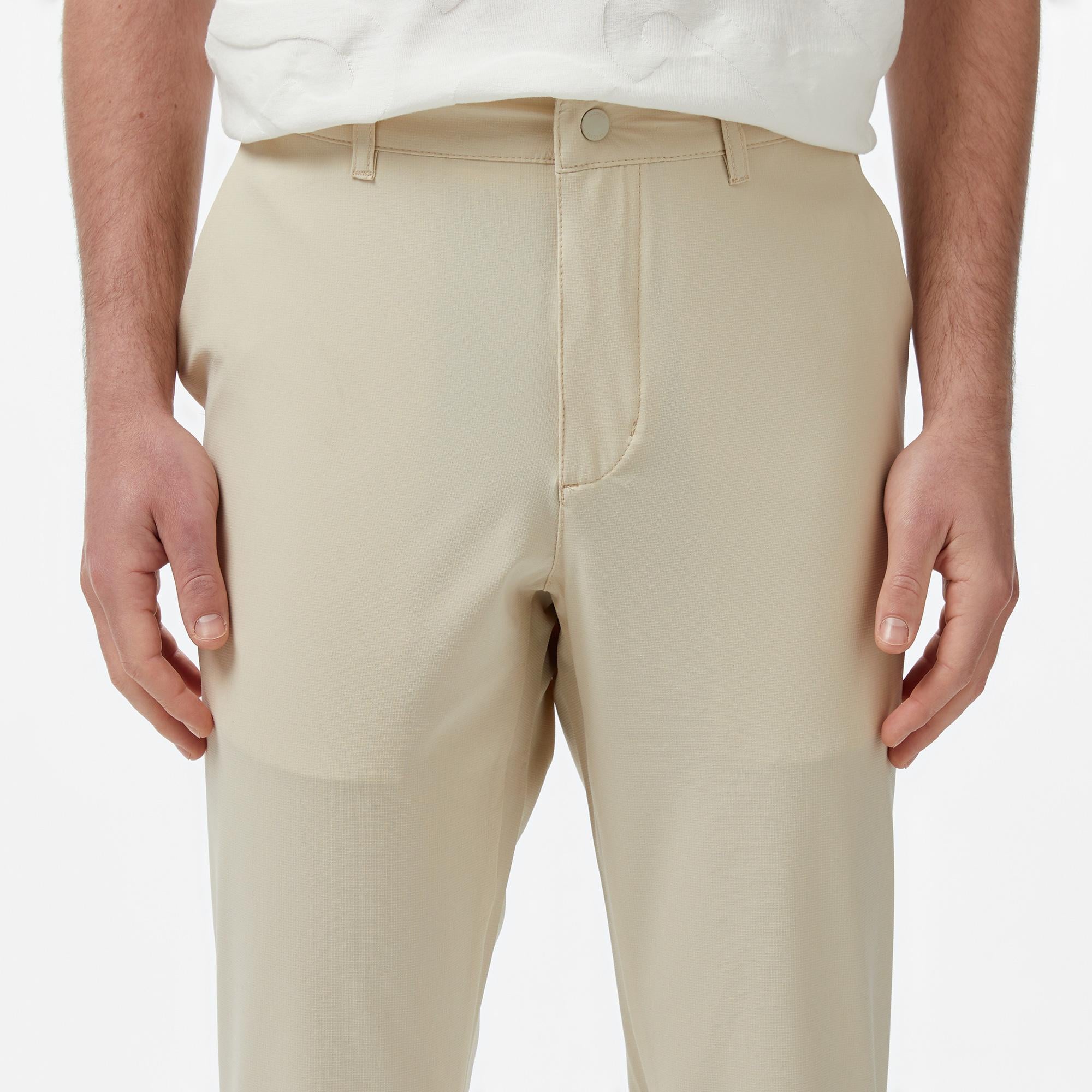 Erkek Tapred Fit Bej Pantolon