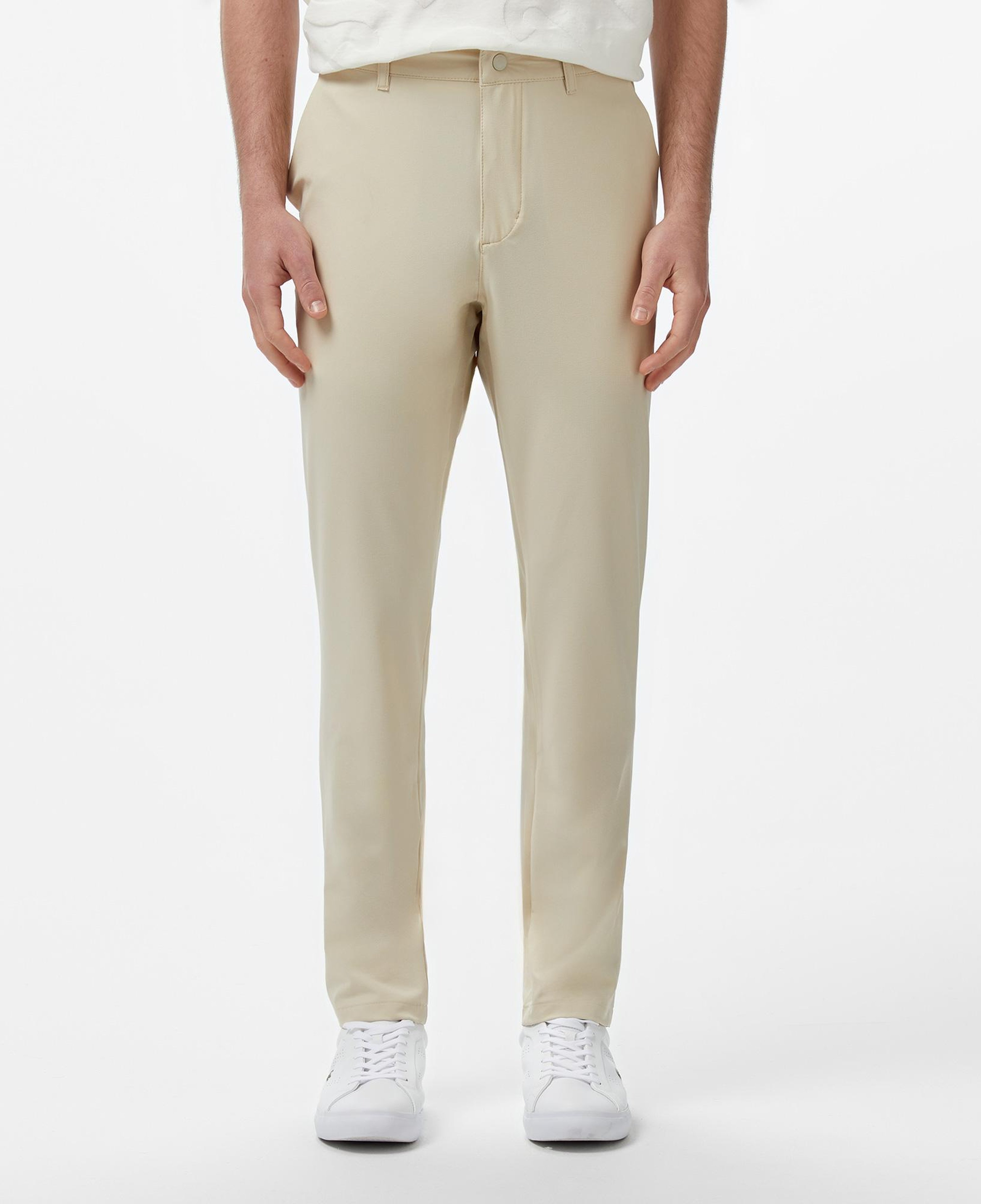 Erkek Tapred Fit Bej Pantolon